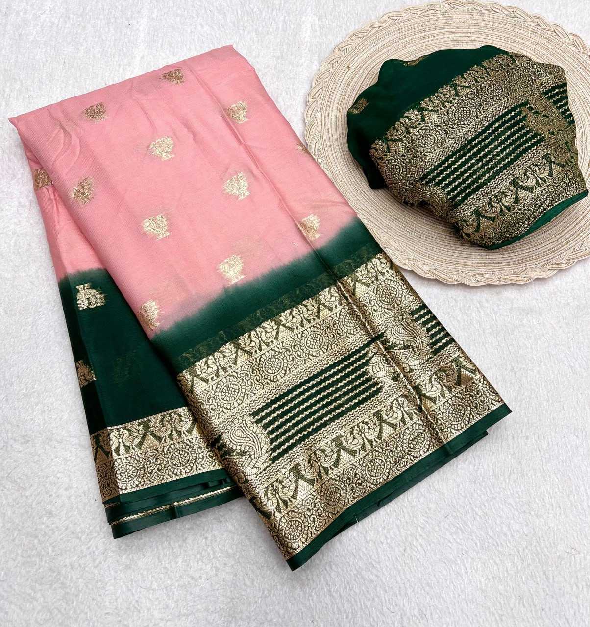 YNF GEORGETTE RIN198 RAA43 SAREES WHOLESALE GEORGETTE VISCOSE ZARI BORDER SAREES MANUFACTURER