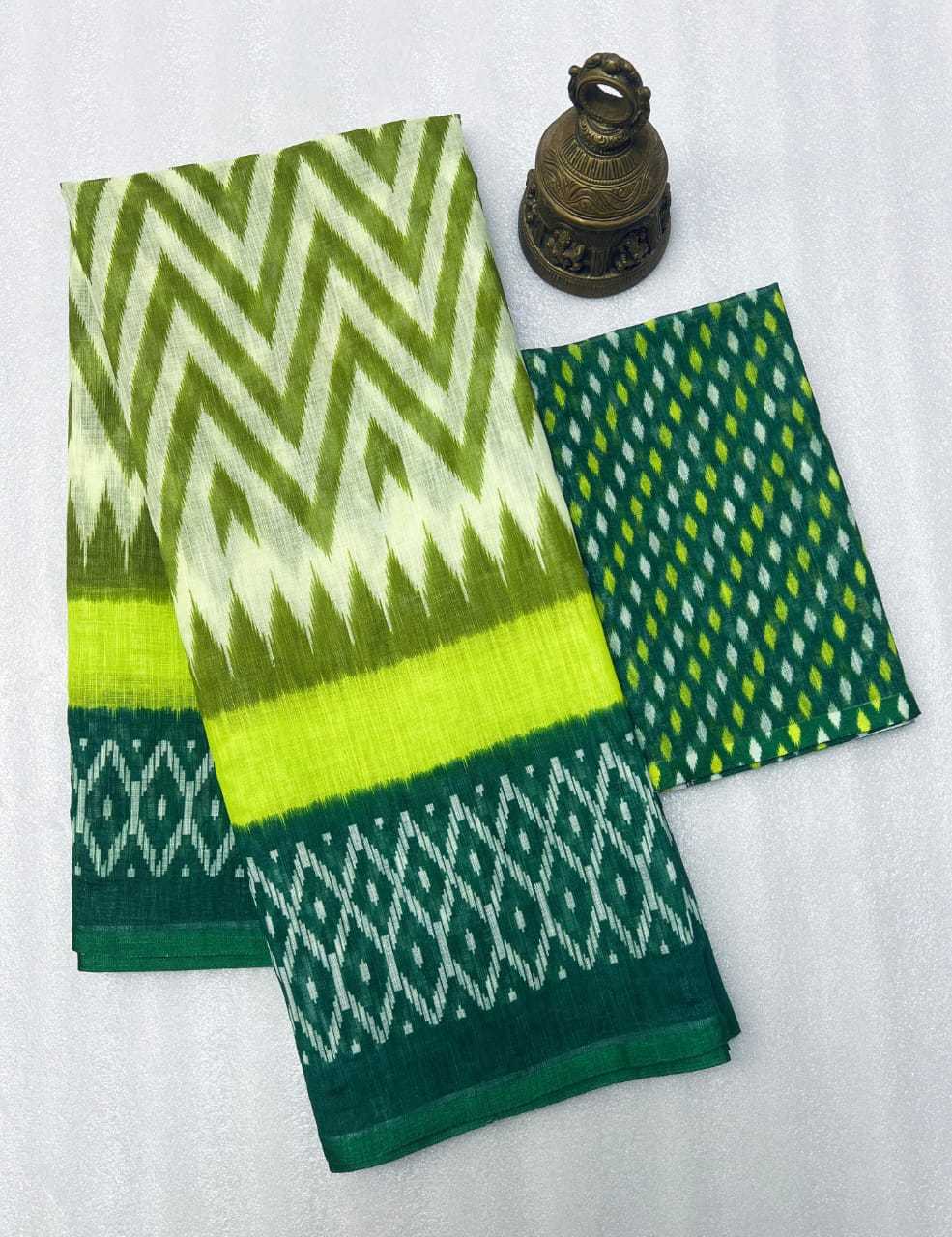 YNF LINEN KESH223 493 SAREES WHOLESALE PRINTED UNIFORM LINEN OFFICE WEAR SAREES MANUFACTURER