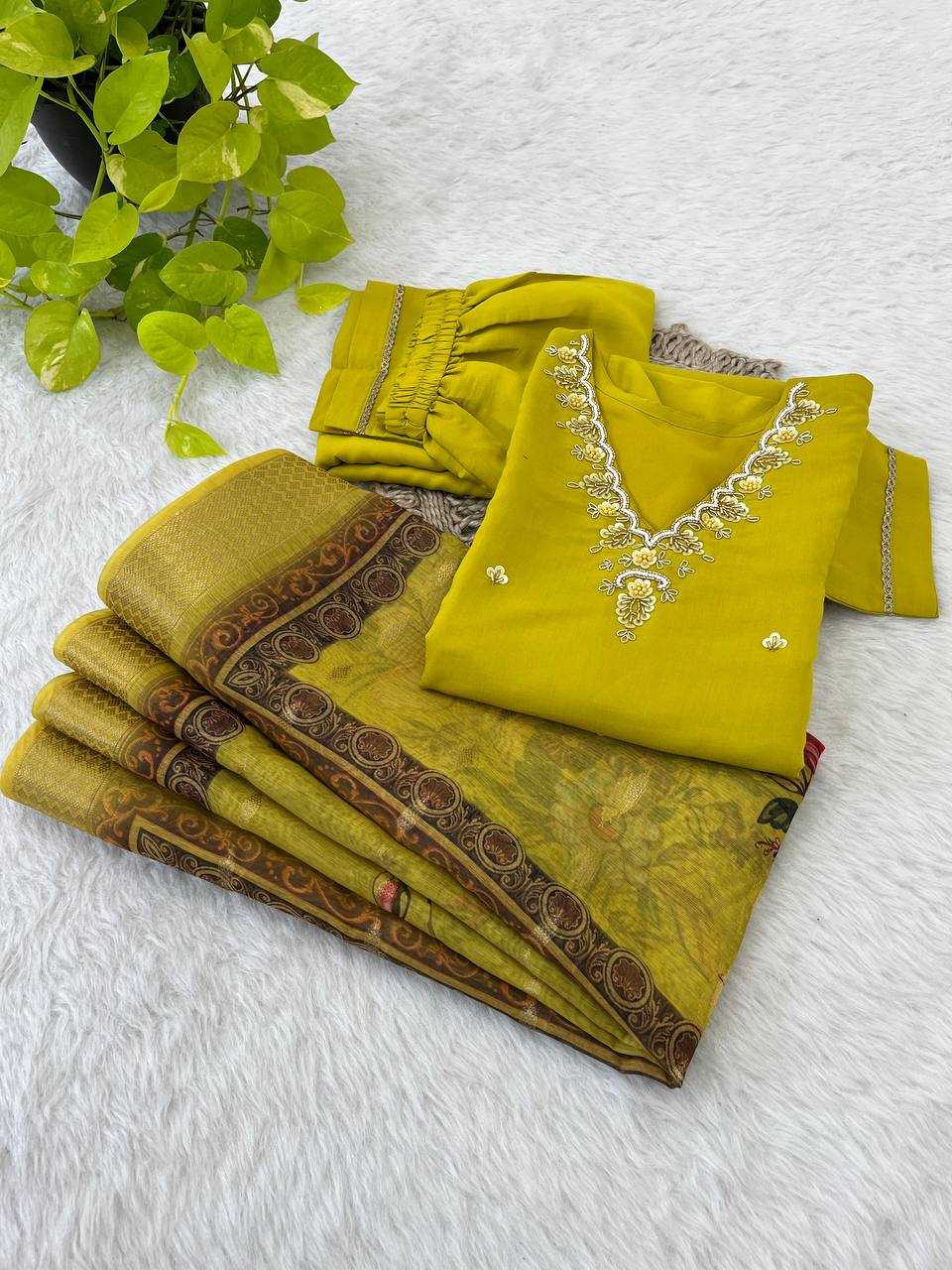 YNF PREMIUM ROMAN SILK KESH240 386 SUITS & DRESSES WHOLESALE LADIES SILK LONG KURTI MEHENDI SUITS MANUFACTURE