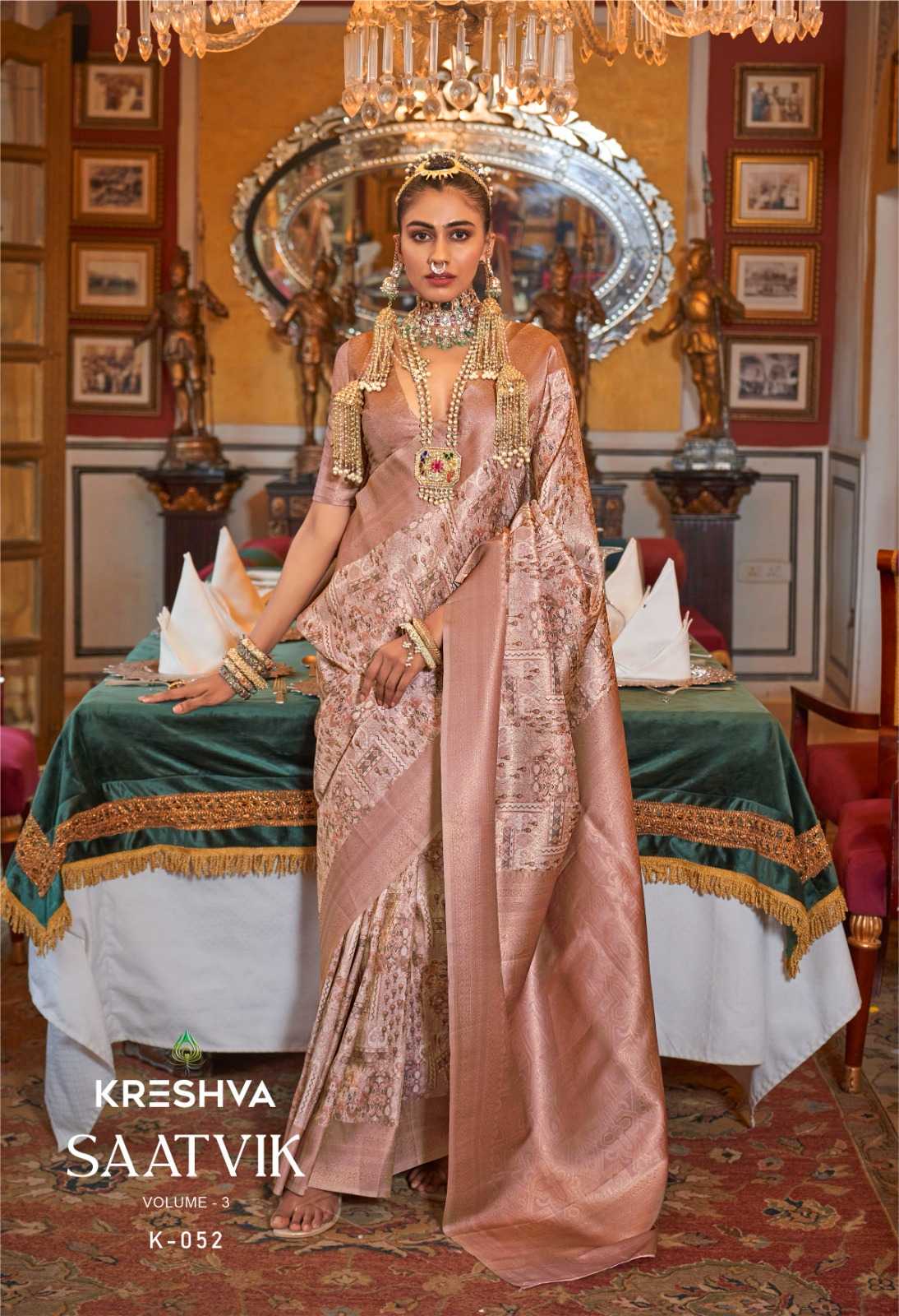 YNF TUSSAR SILK SINDHURI KESH235 SAATVIK-3 CLOTHING BRANDS WHOLESALE SAREES MANUFACTURER