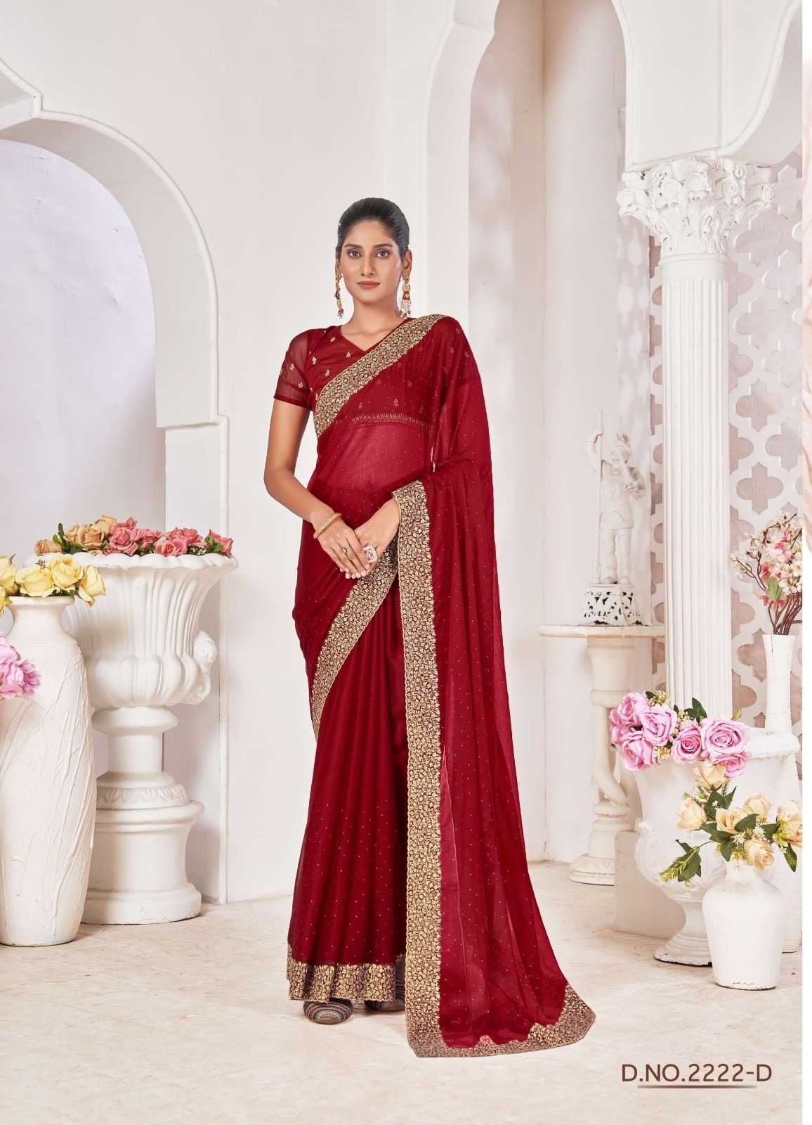 YNF CHIFFON JAYSHREE SAREES KESH113 2222 Series CLOTHING BRANDS WHOLESALE SAREES MANUFACTURER