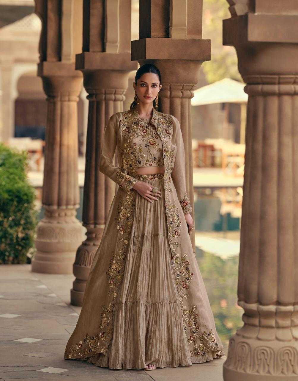 YNF CHINON SILK SAYURI KESH233 MAHOTSAV NX CLOTHING BRANDS WHOLESALE LEHENGA MANUFACTURER