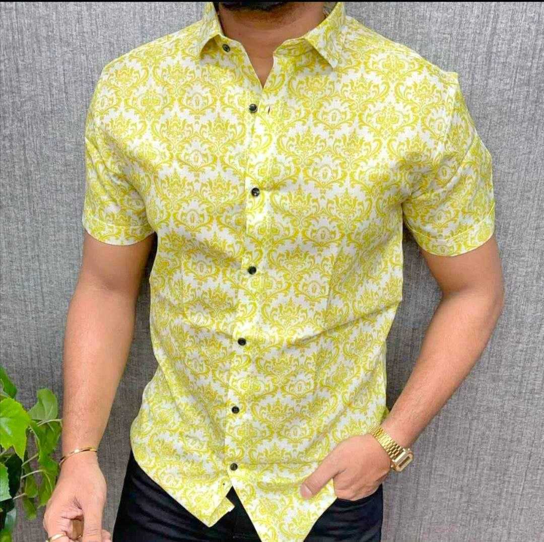 YNF COTTON KESH278 SPS31 KFB Shirt WHOLESALE HALF SLEEVE SPRINTED DESIGNER MENS WEAR MANUFACTURER