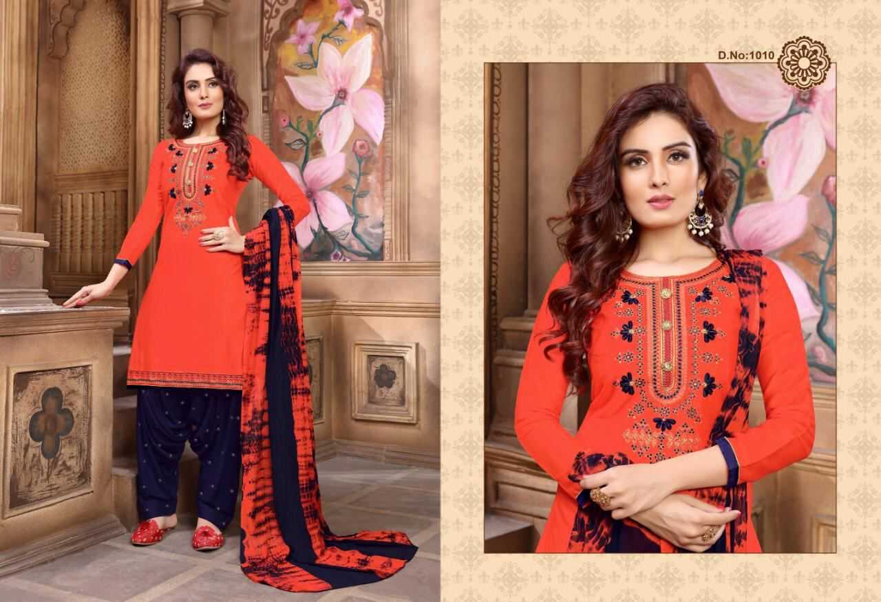 YNF COTTON RIN131 PREMIUM SUITS & DRESSES WHOLESALE EMBROIDERY COTTON PATIALA PUNJABI SUITS MANUFACTURE