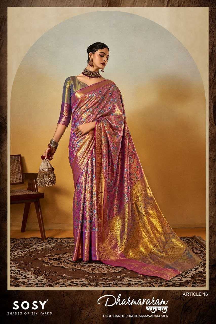 YNF DHARMAVARAM SILK SOSY RIN195 Dharmavaram CLOTHING BRANDS WHOLESALE SAREES MANUFACTURER