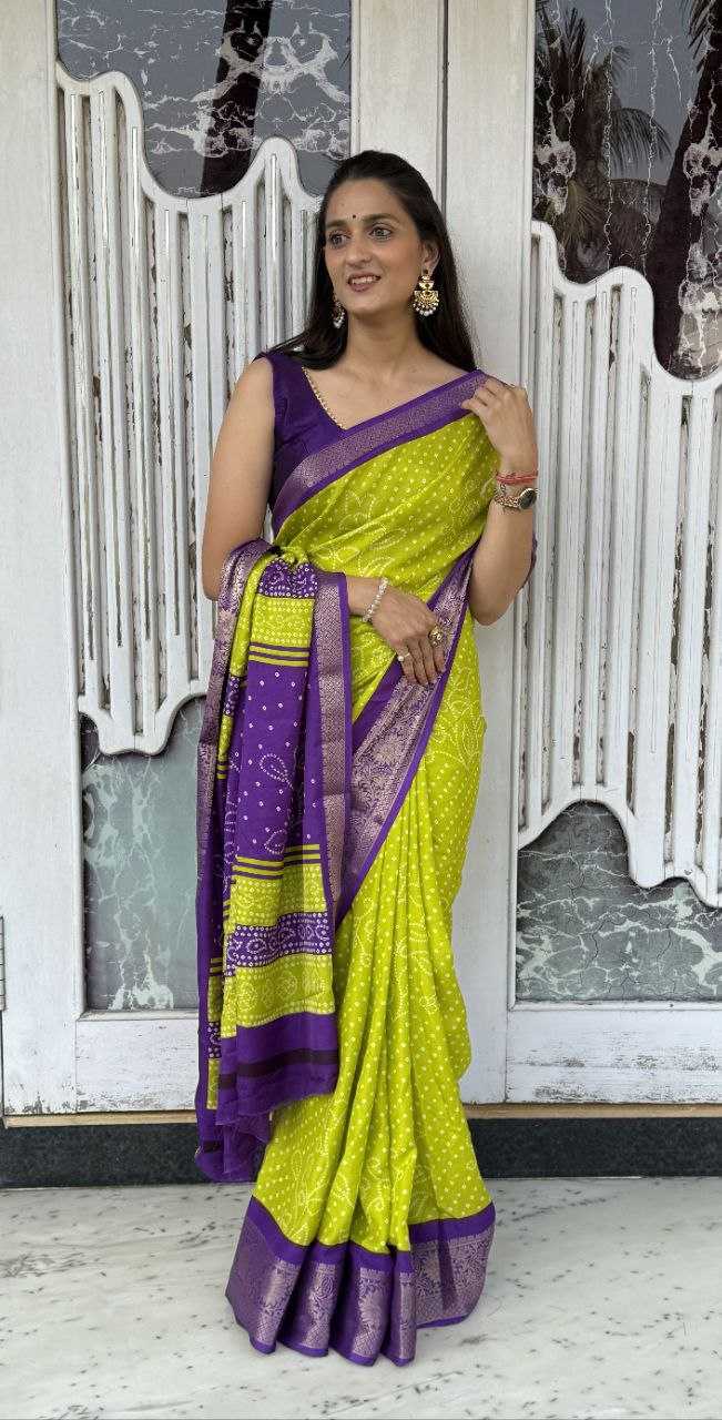 YNF DOLA SILK KESH117 RWC37 SILK SAREES WHOLESALE DOLA SILK ZARI BORDER SILK UNIFORM BANDHANI SAREES MANUFACTURER