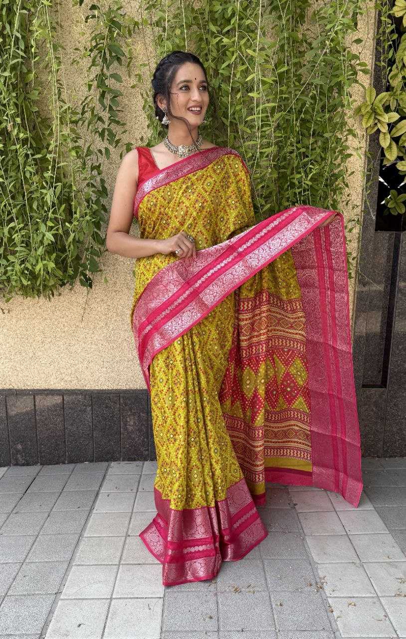 YNF DOLA SILK KESH117 RWC70 SILK SAREES WHOLESALE DOLA SILK ZARI BORDER SILK YELLOW SILK SAREES MANUFACTURER