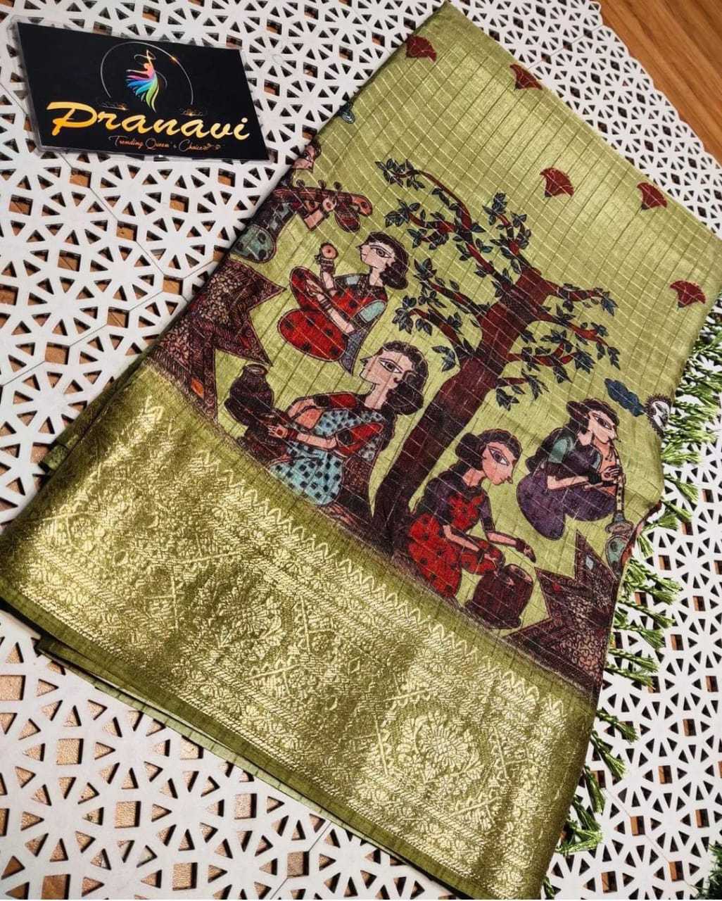 YNF DOLA SILK RIN149 MKD158 SILK SAREES WHOLESALE DOLA SILK ZARI BORDER SILK KALAMKARI SILK SAREES MANUFACTURER