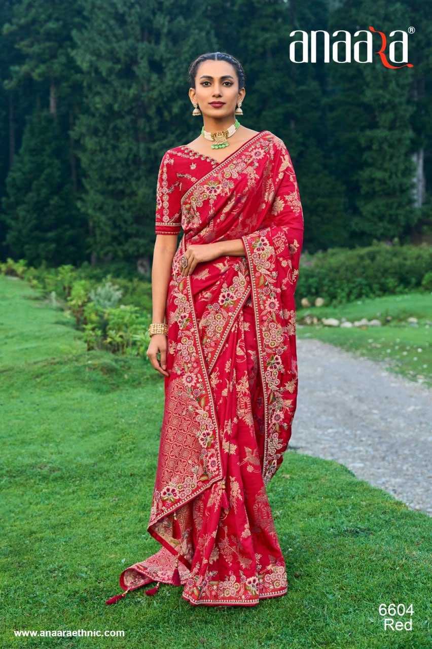 YNF DOLA SILK TATHASTU KESH113 Anaara 6604 CLOTHING BRANDS WHOLESALE SAREES MANUFACTURER