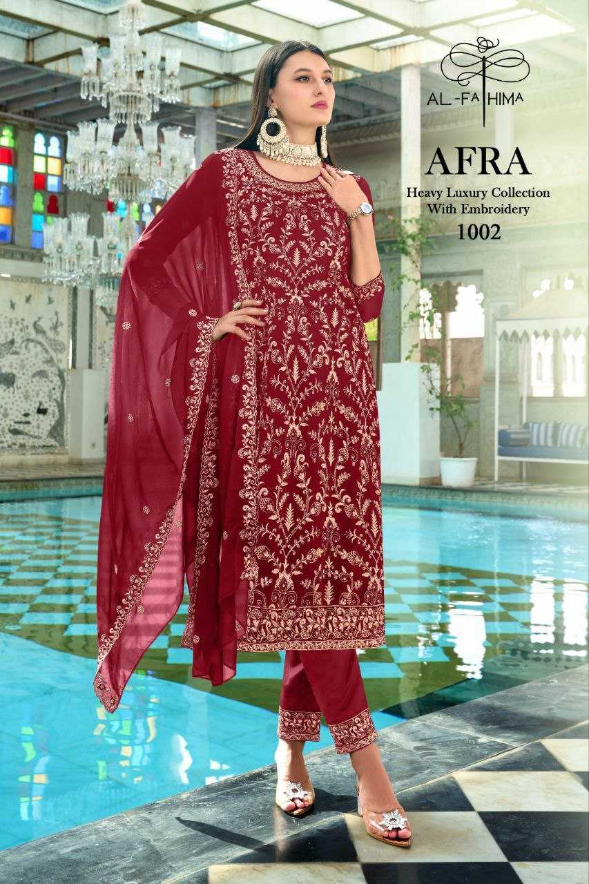 YNF FAUX GEOREGTTE AL-FATHIMA KESH246 AFRA CLOTHING BRANDS WHOLESALE SUIT MANUFACTURER