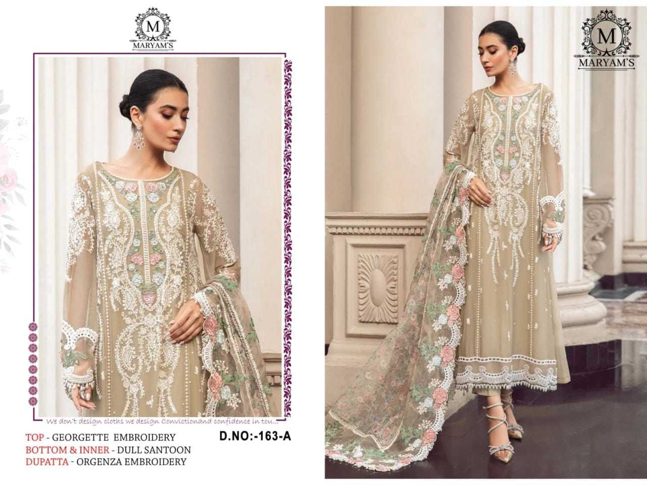 YNF GAUX GEORGETTE RIN129 163 SUITS & DRESSES WHOLESALE UNSTITCHED SUITS MANUFACTURER