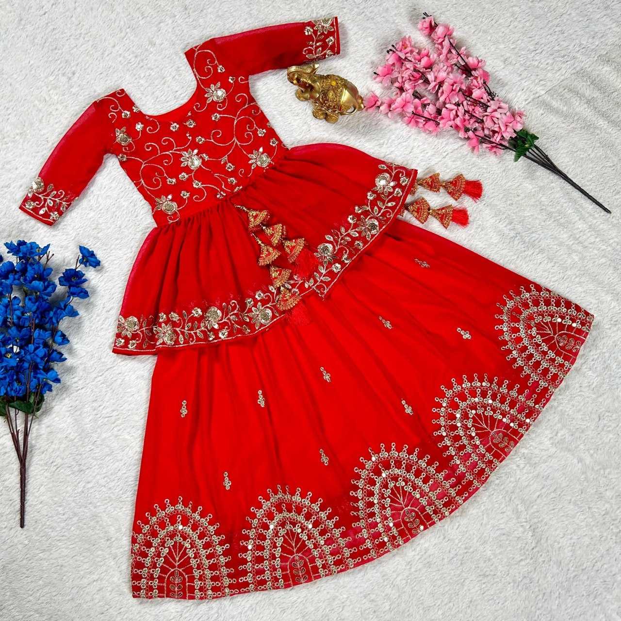 YNF GEORGETTE KESH109 RRK108 KIDS WEAR WHOLESALE KIDS LEHENGA KIDS TRADITIONAL OUTFITS LEHENGA CHOLI KIDS FESTIVE WEAR KIDS WEDDING OUTFITS MANUFACTURER