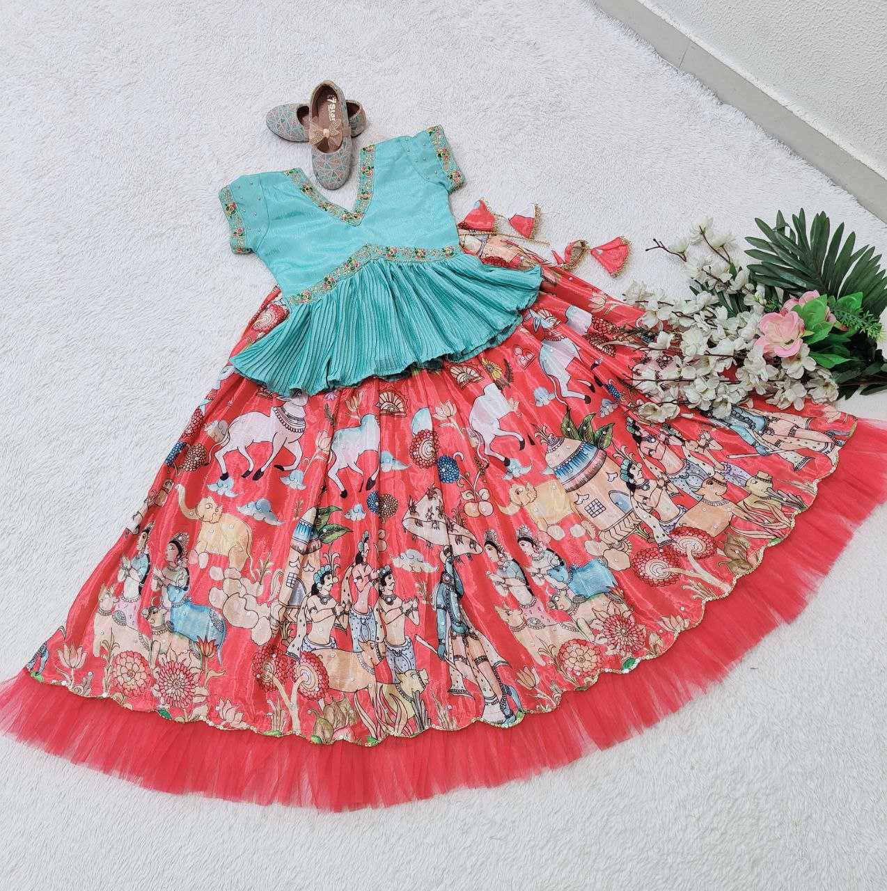 YNF GEORGETTE KESH168 MNT47 KIDS WEAR WHOLESALE KIDS LEHENGA KIDS TRADITIONAL OUTFITS KIDS LEHENGA CHOLI KIDS FESTIVE WEAR KIDS WEDDING OUTFITS MANUFACTURER