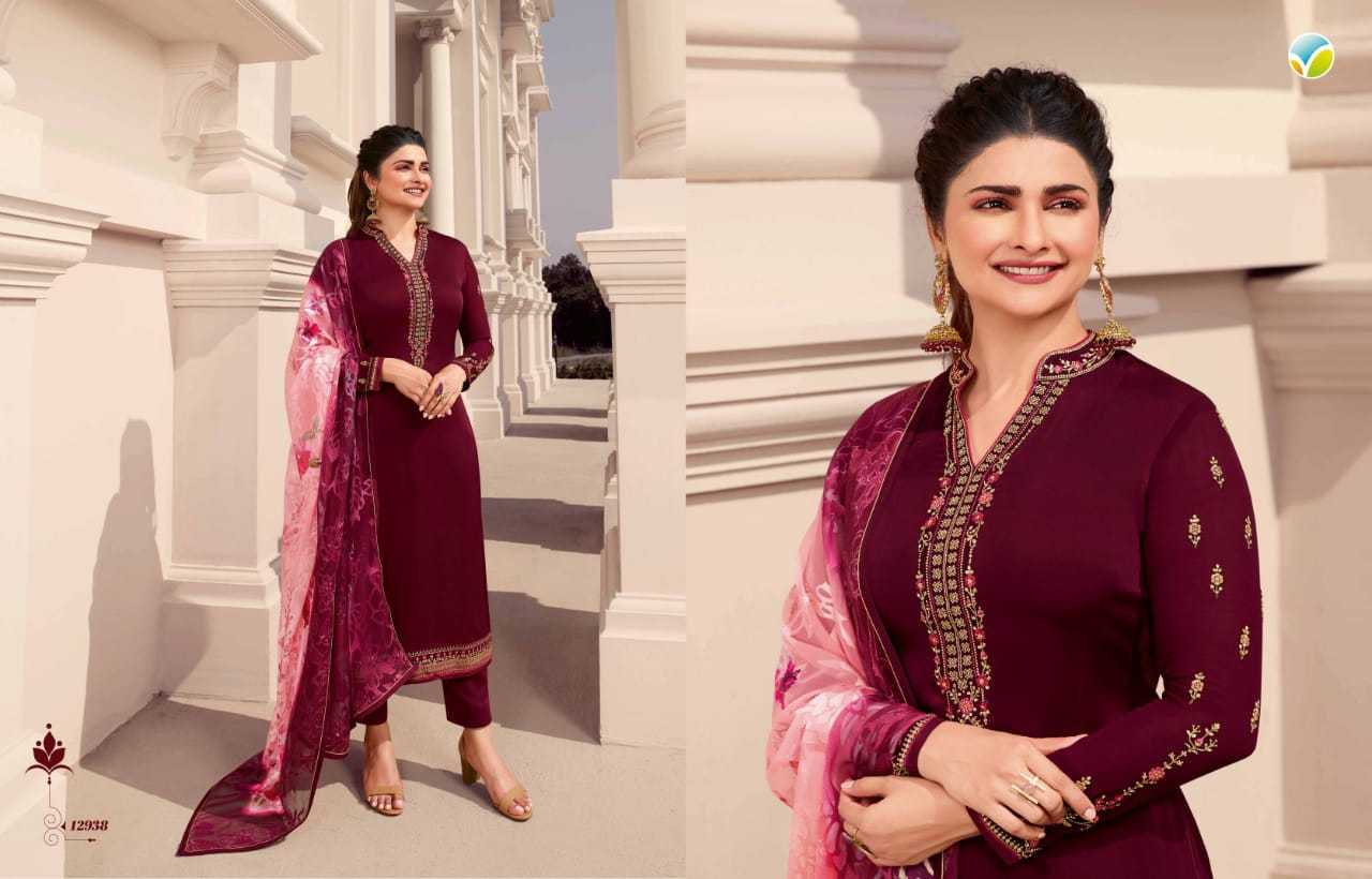 YNF GEORGETTE RIN131 12938 SUITS & DRESSES WHOLESALE WEDDING EMBROIDERY GEORGETTE PRACHI DESAI  SUITS MANUFACTURE