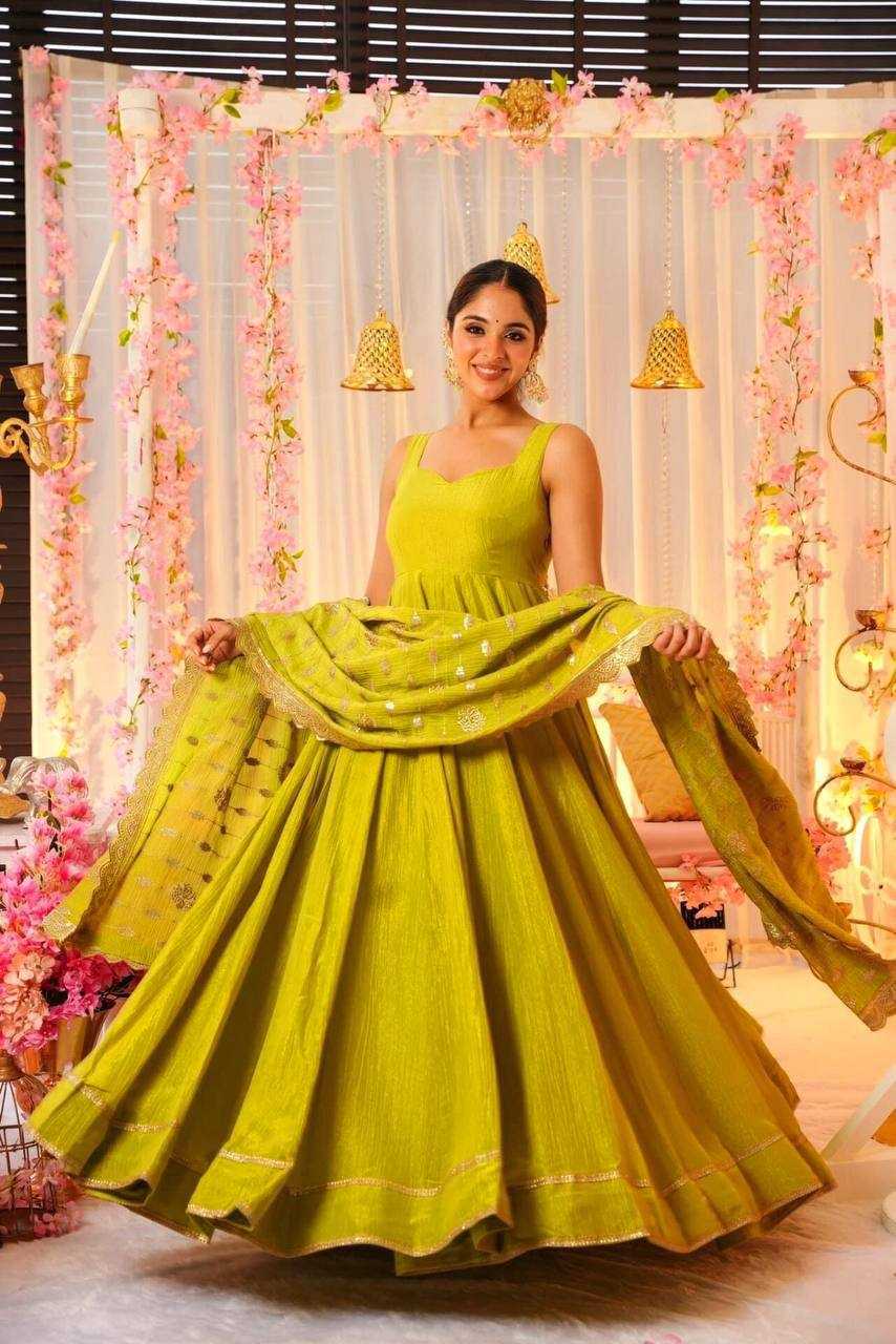 YNF HEAVY ROMAN SILK RIN133 1489 GOWNS WHOLESALE WEDDING ANARKALI SILK GOWNS MANUFACTURER