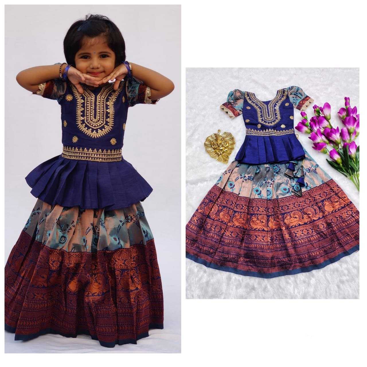 YNF KANIVARM SILK RIN161 RPVR23 KIDS WEAR WHOLESALE KIDS LEHENGA KIDS TRADITIONAL OUTFITS KIDS LEHENGA CHOLI KIDS FESTIVE WEAR KIDS WEDDING OUTFITS MANUFACTURER