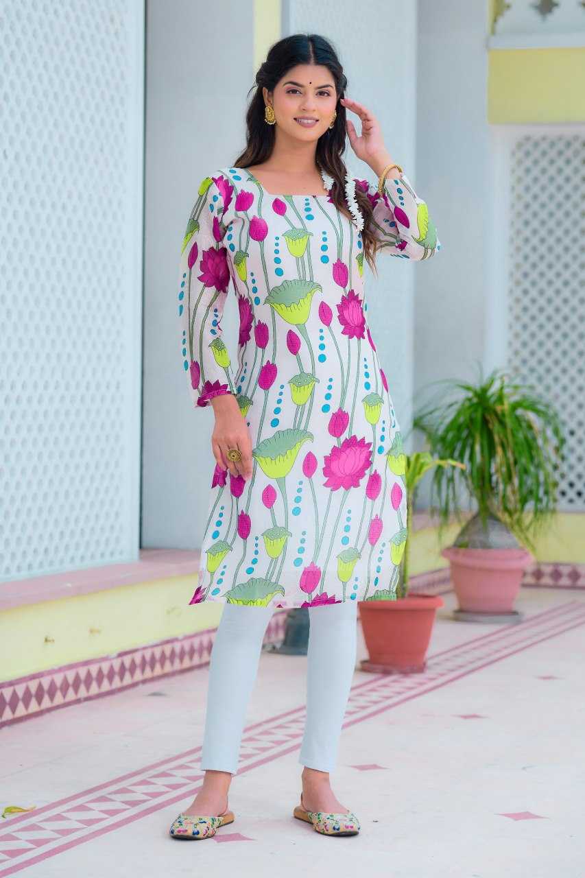 YNF KOTA CHEX KESH243 1035 KURTIS WHOLESALE FESTIVE PRINTED 3/4 SLEEVE KURTIS MANUFACTURER