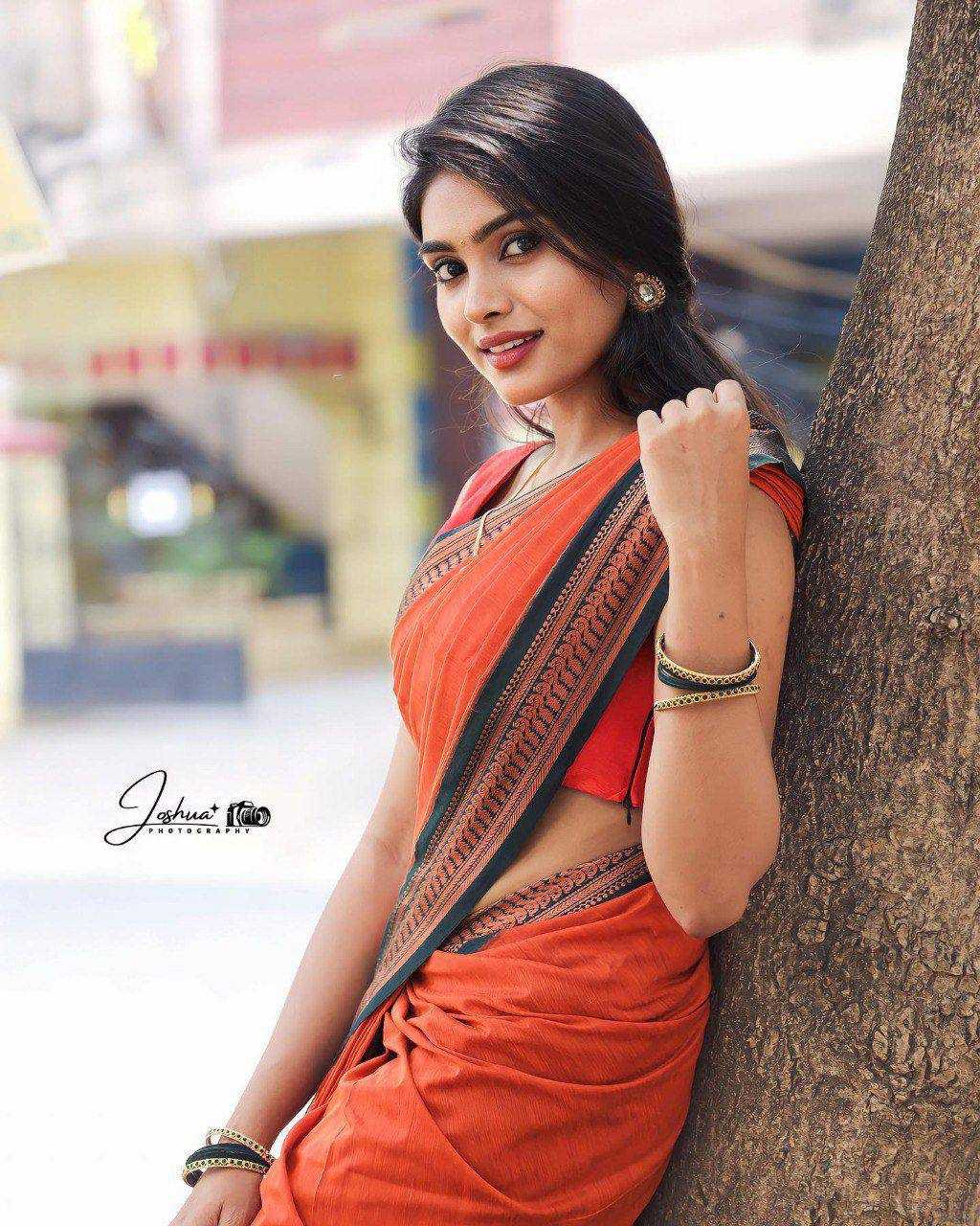 ORANGE SILK SAREES