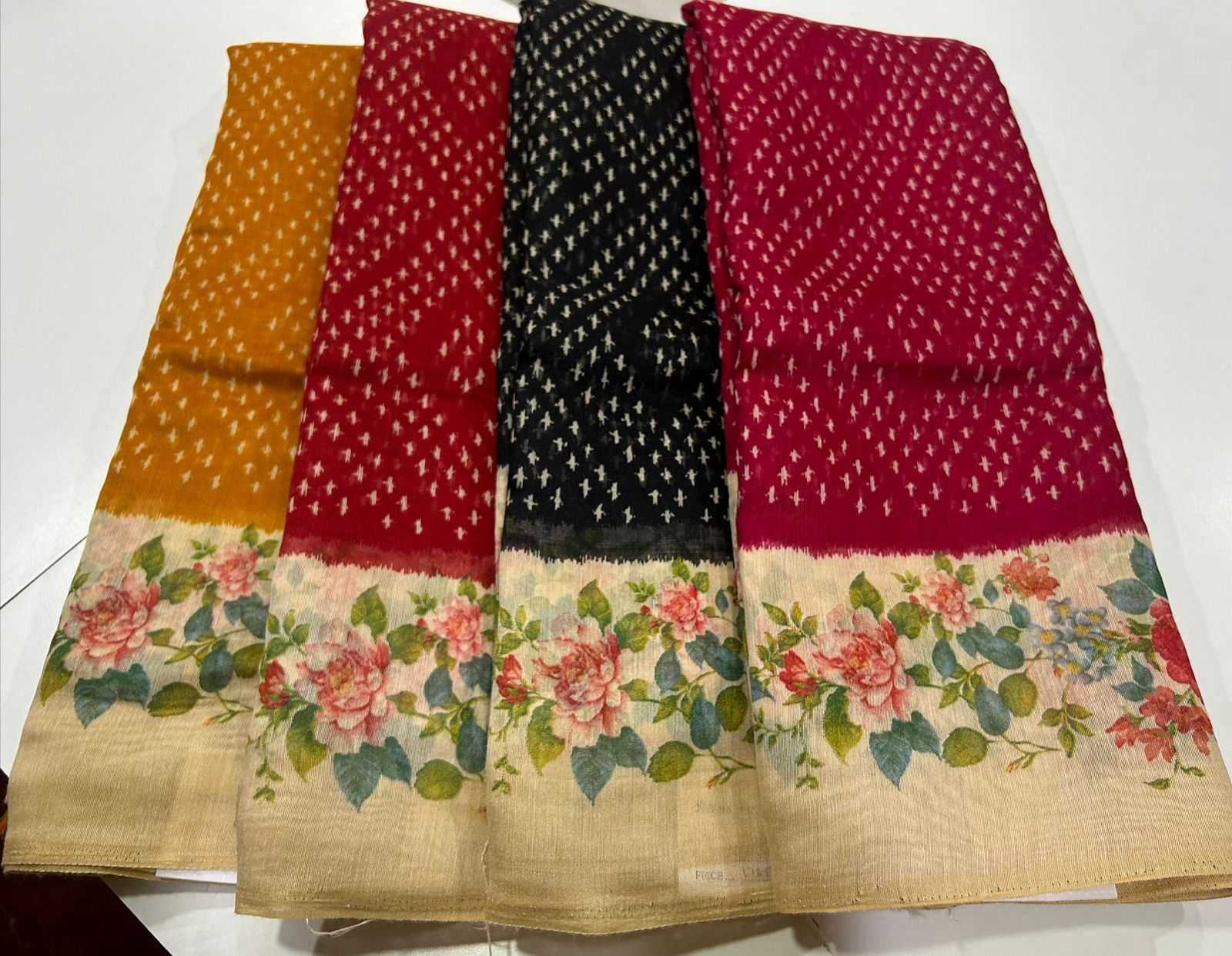 YNF LINEN KESH101 ANT149 SAREE WHOLESALE BANDHANI LINEN LADIES SAREE MANUFACTURER