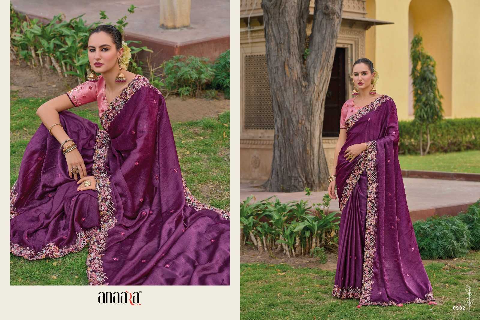 YNF ORGANZA SILK TATHASTU KESH235 6900 SERIES 6902 CLOTHING BRANDS WHOLESALE SAREES MANUFACTURER