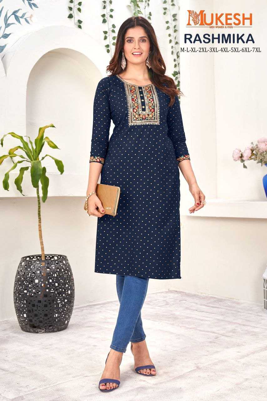 YNF RAYON MUKESH KESH246 RASHMIKA CLOTHING BRANDS WHOLESALE KURTIS MANUFACTURER