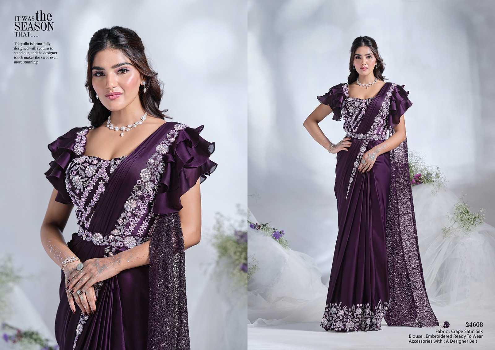 YNF SATIN SILK MAHOTSAV KESH236 MOHMANTHAN 24608 CLOTHING BRANDS WHOLESALE SAREES MANUFACTURER