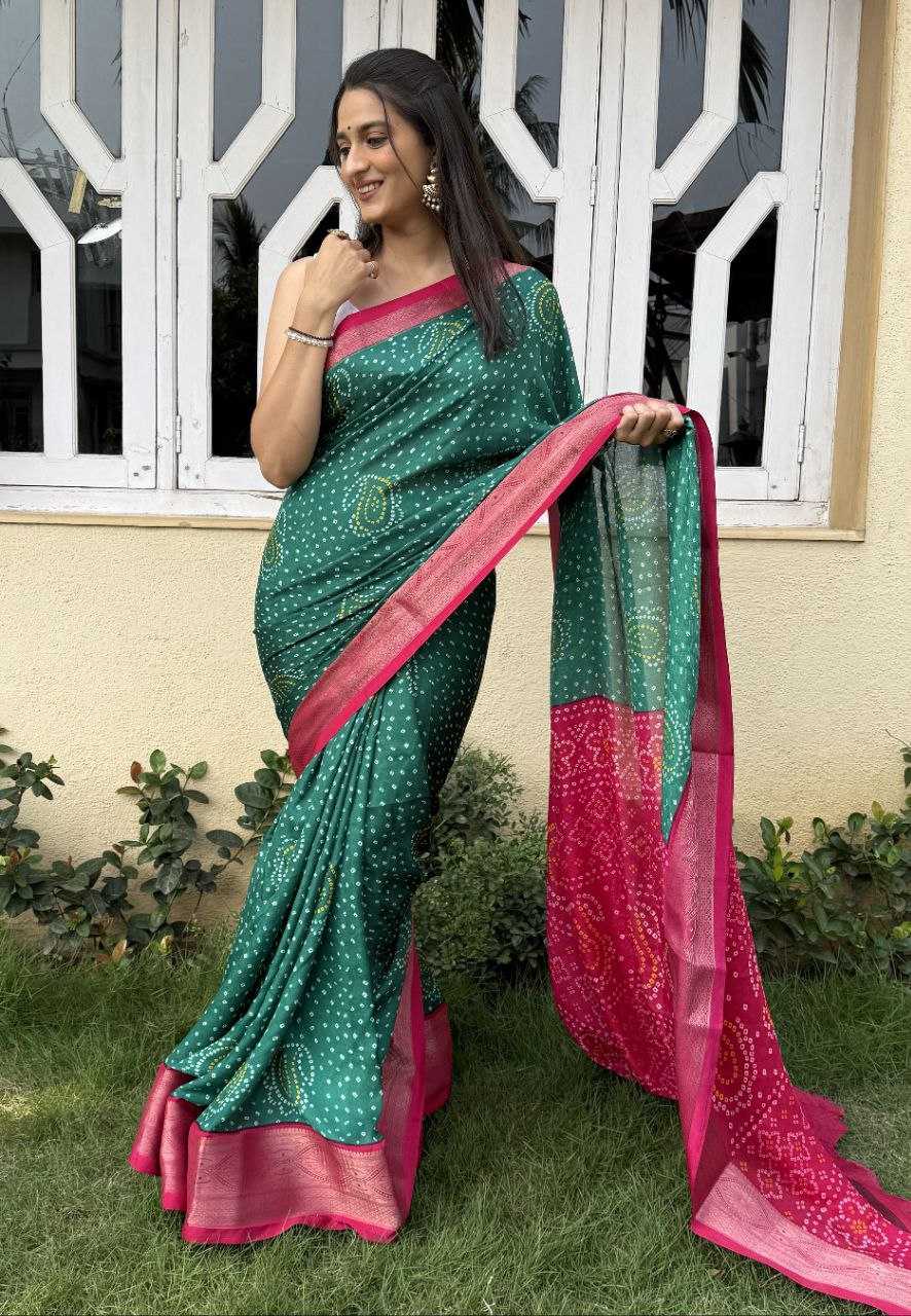 YNF SILK KESH117 RWC39 SAREES WHOLESALE SILK ZARI BORDER BANDHANI WEDDING OUTFITS SAREES MANUFACTURER