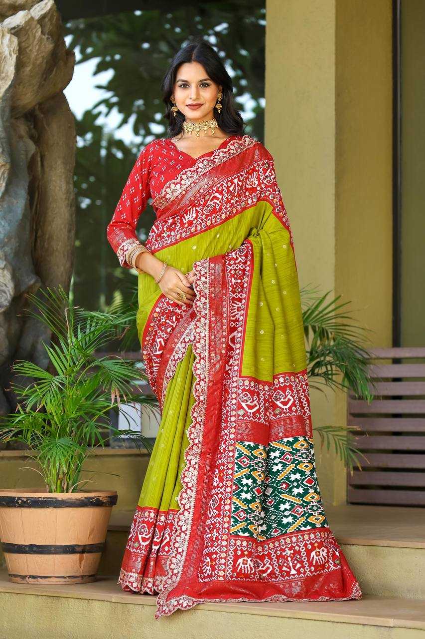 YNF SILK KESH169 1302 SAREES WHOLESALE EMBRODERY CUTWORK IKKAT SILK SAREES MANUFACTURER