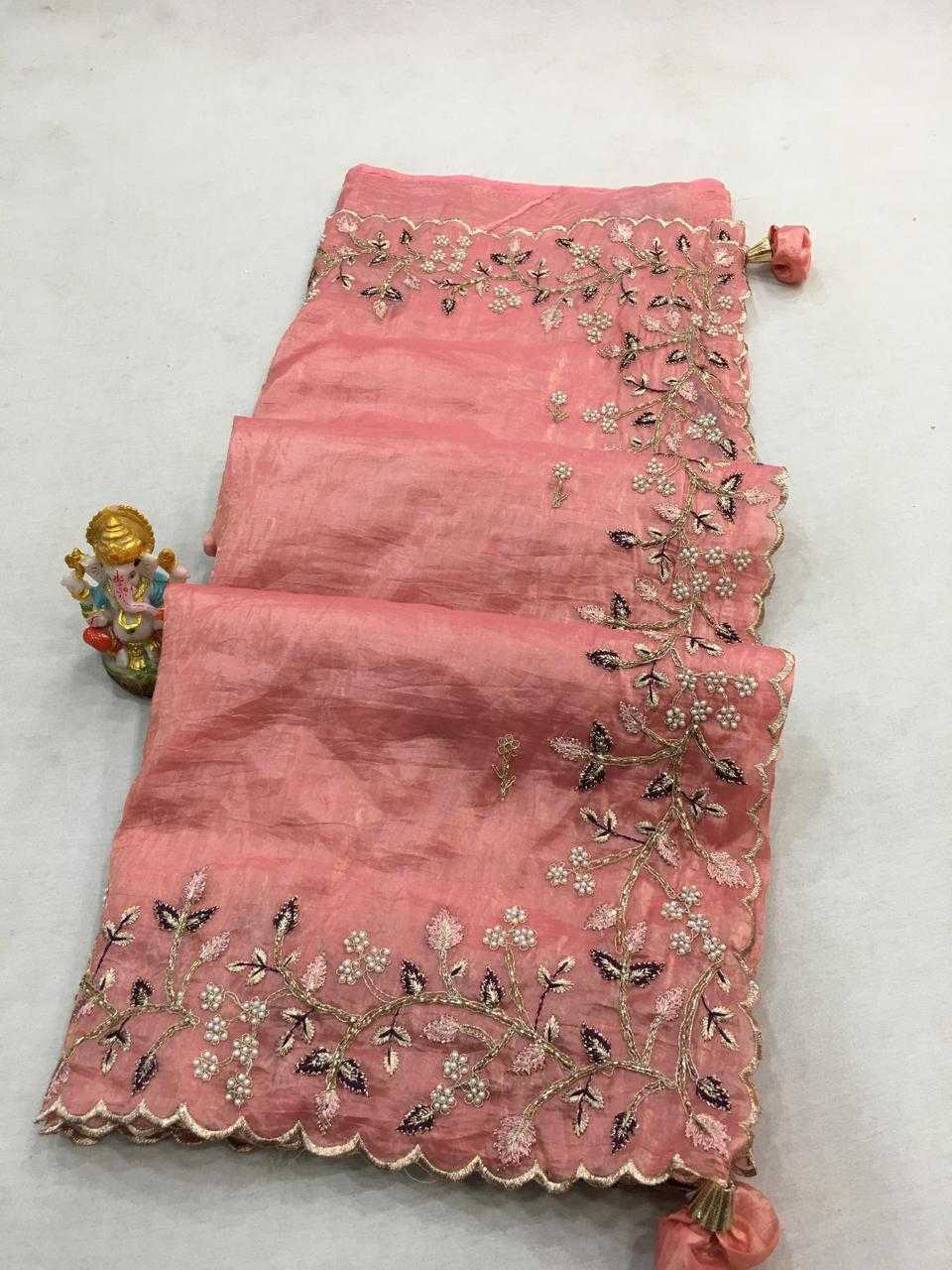 YNF SILK KESH281 11 SAREE WHOLESALE EMBROIDERY GOTA WORK SILK SAREES MANUFACTURER