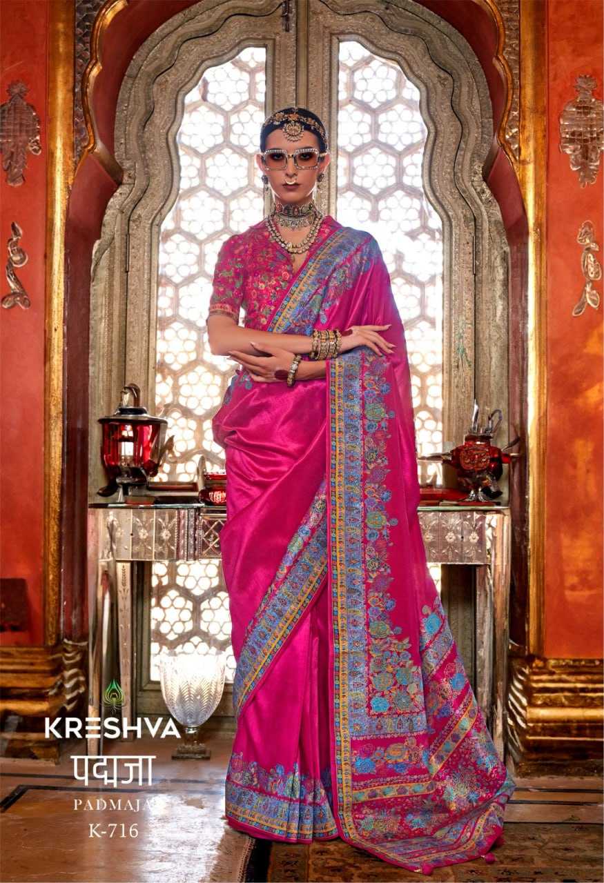 YNF SILK KRESHVA RIN195 Padmaja CLOTHING BRANDS WHOLESALE SAREE MANUFACTURER