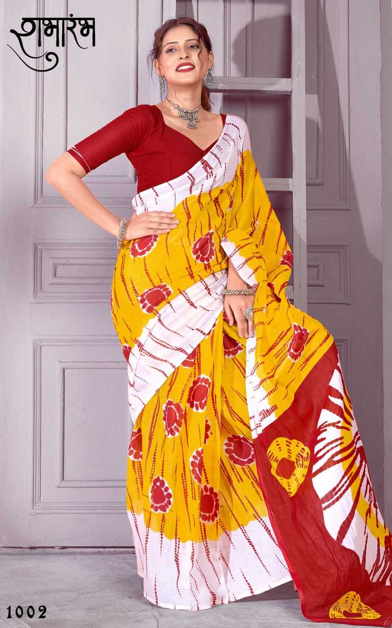 YNF SOFT COTTON SHUBHARBH KESH244  सु भा रं भ CLOTHING BRANDS WHOLESALE SAREES MANUFACTURER