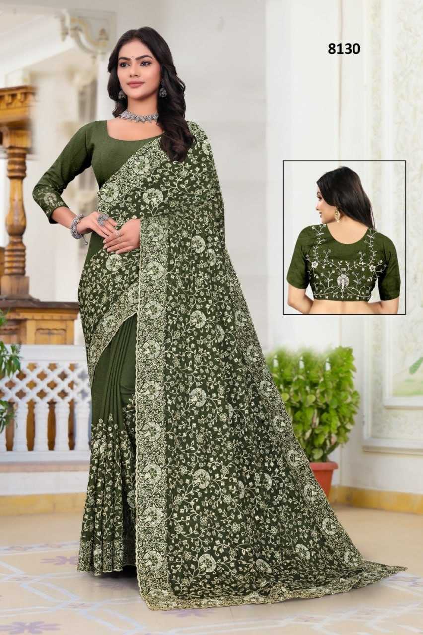 YNF SOFT SILK KESH114 8130 SAREES WHOLESALE EMBROIRERED SOFT SILK DESIGNER  SAREES MANUFACTURER