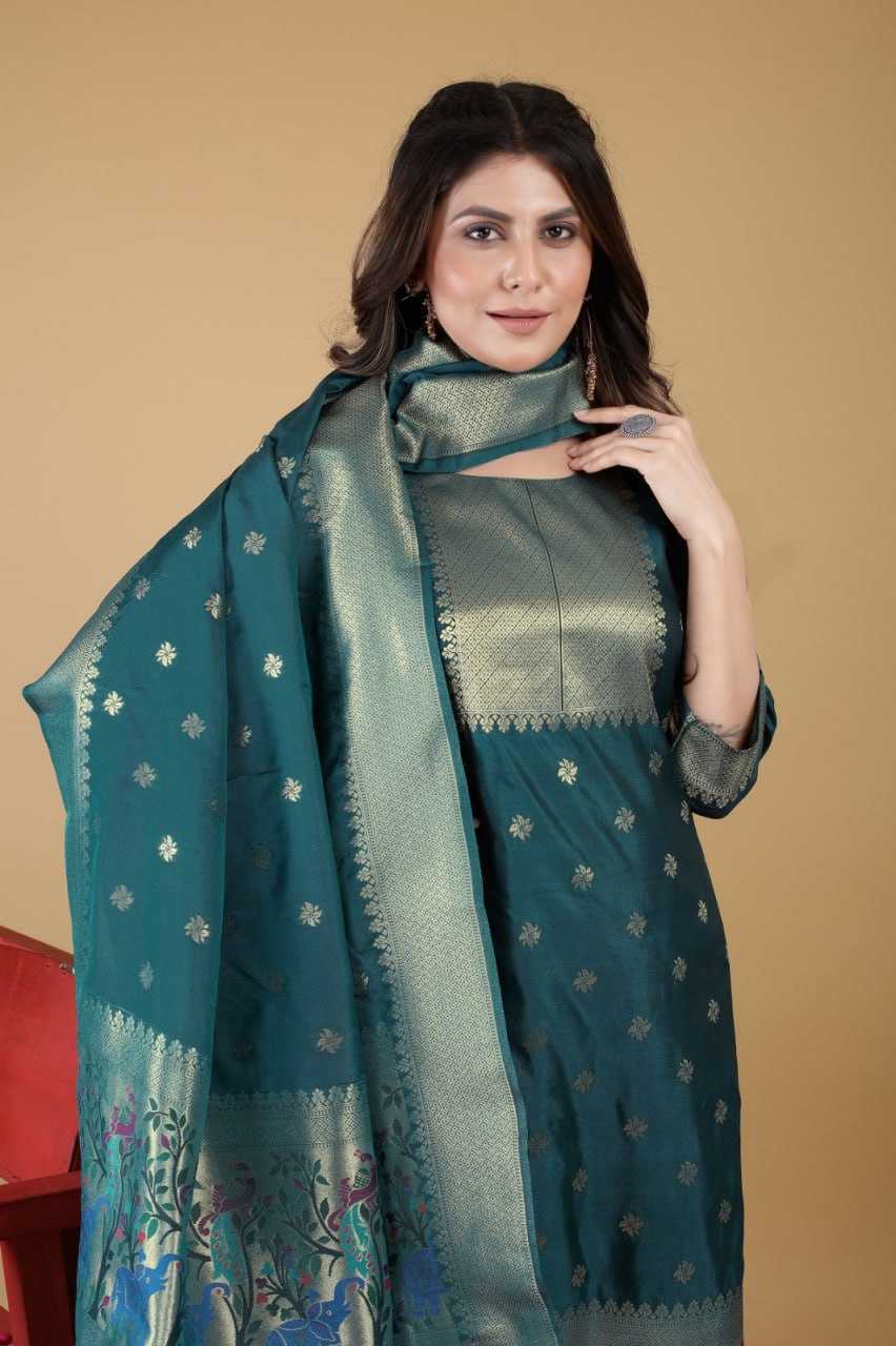 YNF SOFT SILK KESH234 DSF04 SUIS & DRESSES WHOLESALE PRINTED SILK SEMI STITCHED SUITS MANUFACTURER