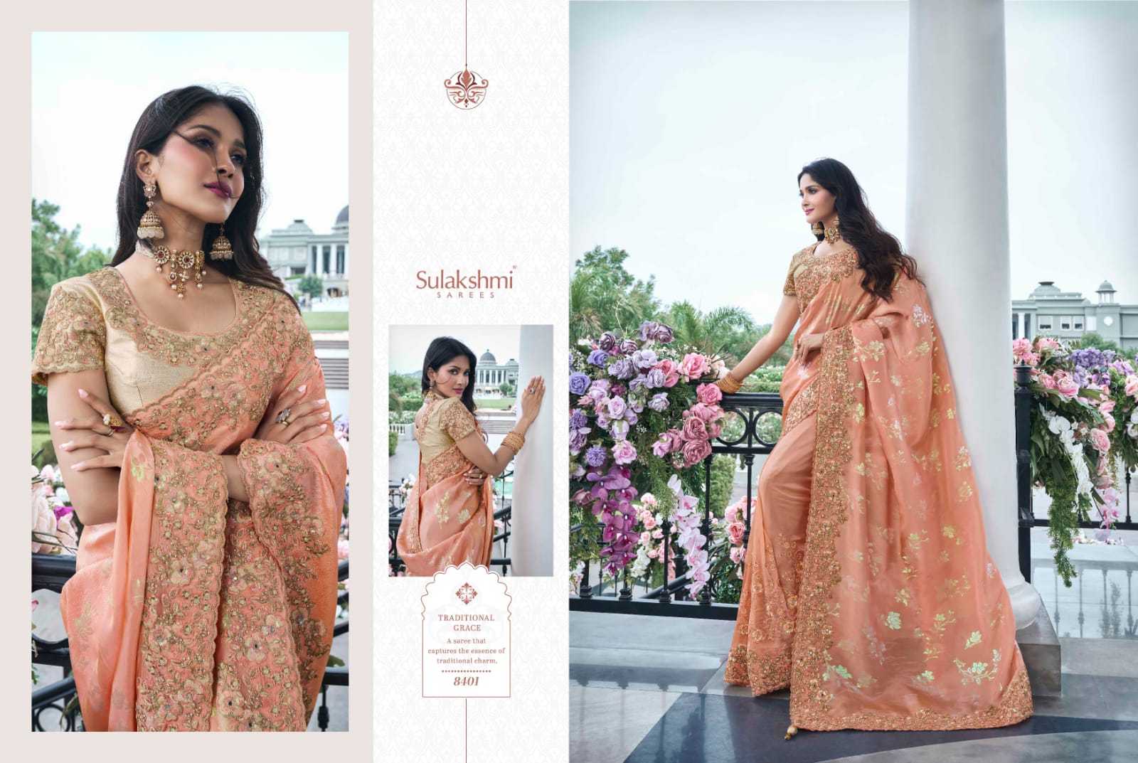 YNF TISSUE SILK SULAKHMI RIN195 The Wedding Saga 8401 CLOTHING BRANDS WHOLESALE SAREES MANUFACTURER