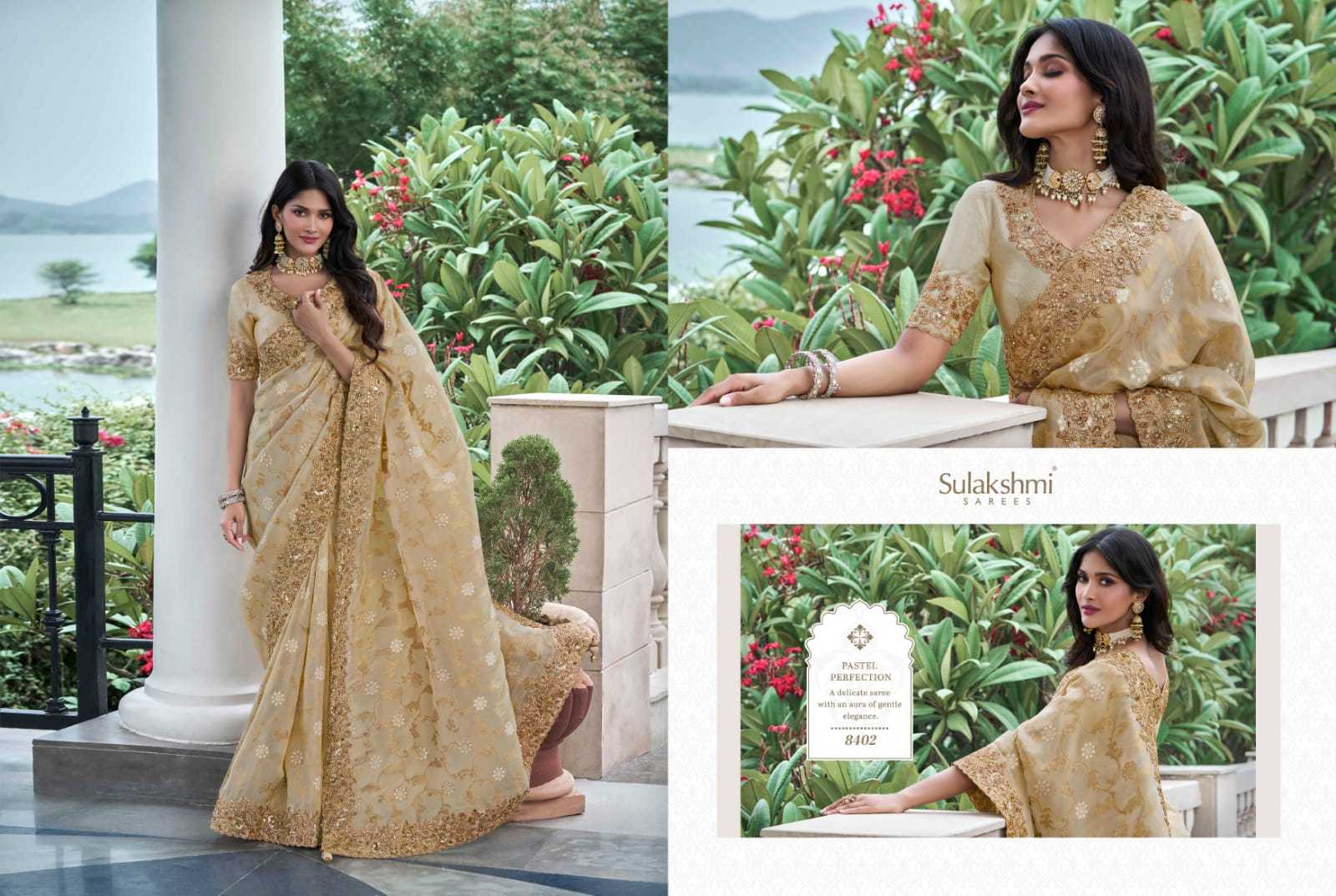 YNF TISSUE SILK SULAKHMI RIN195 The Wedding Saga 8402 CLOTHING BRANDS WHOLESALE SAREES MANUFACTURER