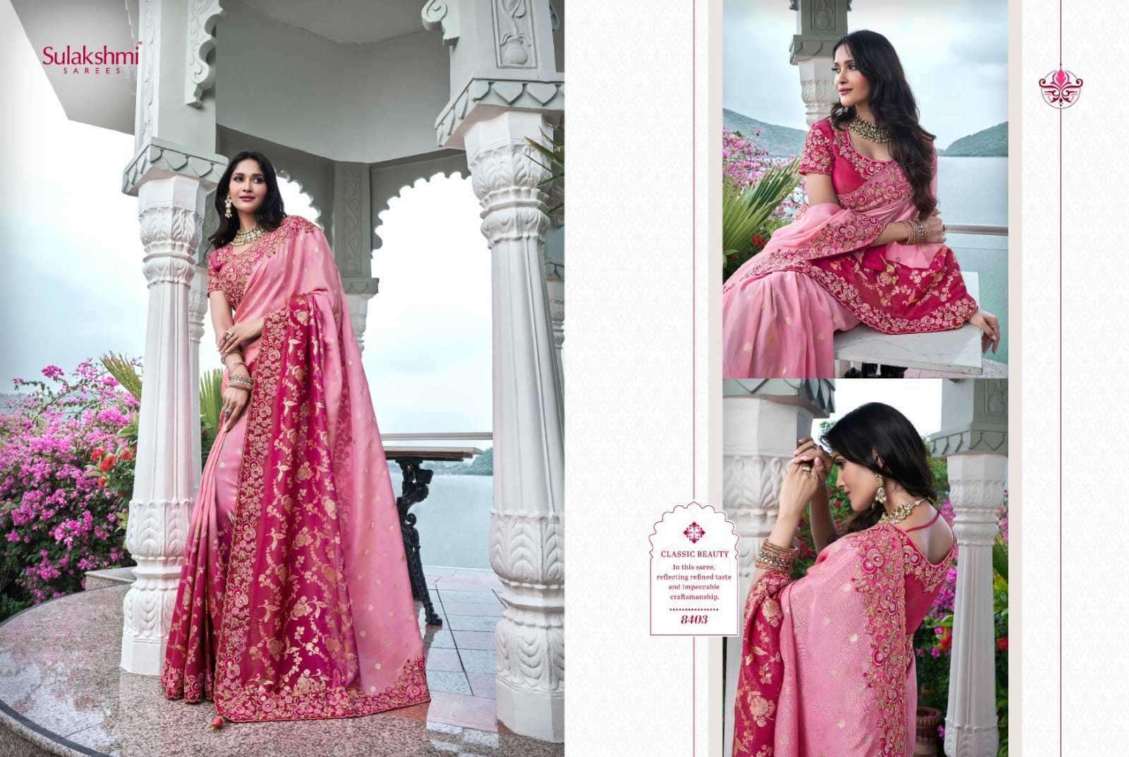 YNF TISSUE SILK SULAKHMI RIN195 The Wedding Saga 8403 CLOTHING BRANDS WHOLESALE SAREES MANUFACTURER