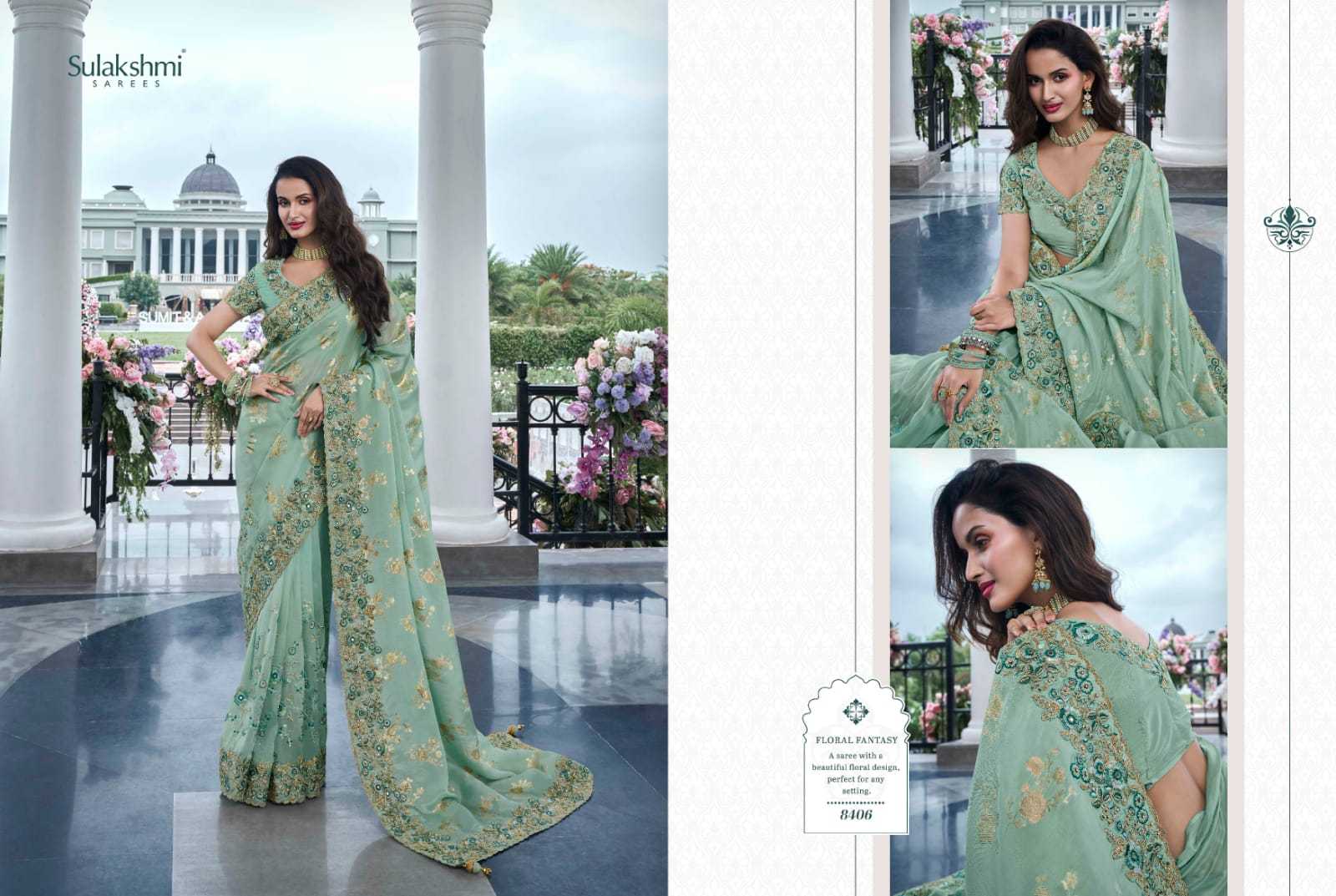 YNF TISSUE SILK SULAKHMI RIN195 The Wedding Saga 8406 CLOTHING BRANDS WHOLESALE SAREES MANUFACTURER