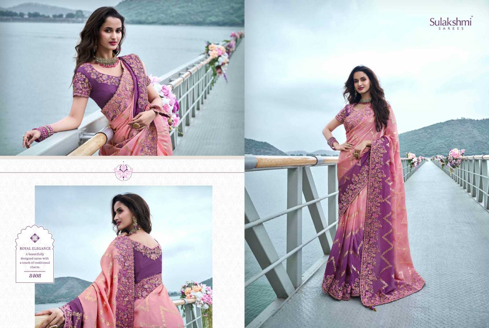 YNF TISSUE SILK SULAKHMI RIN195 The Wedding Saga 8408 CLOTHING BRANDS WHOLESALE SAREES MANUFACTURER