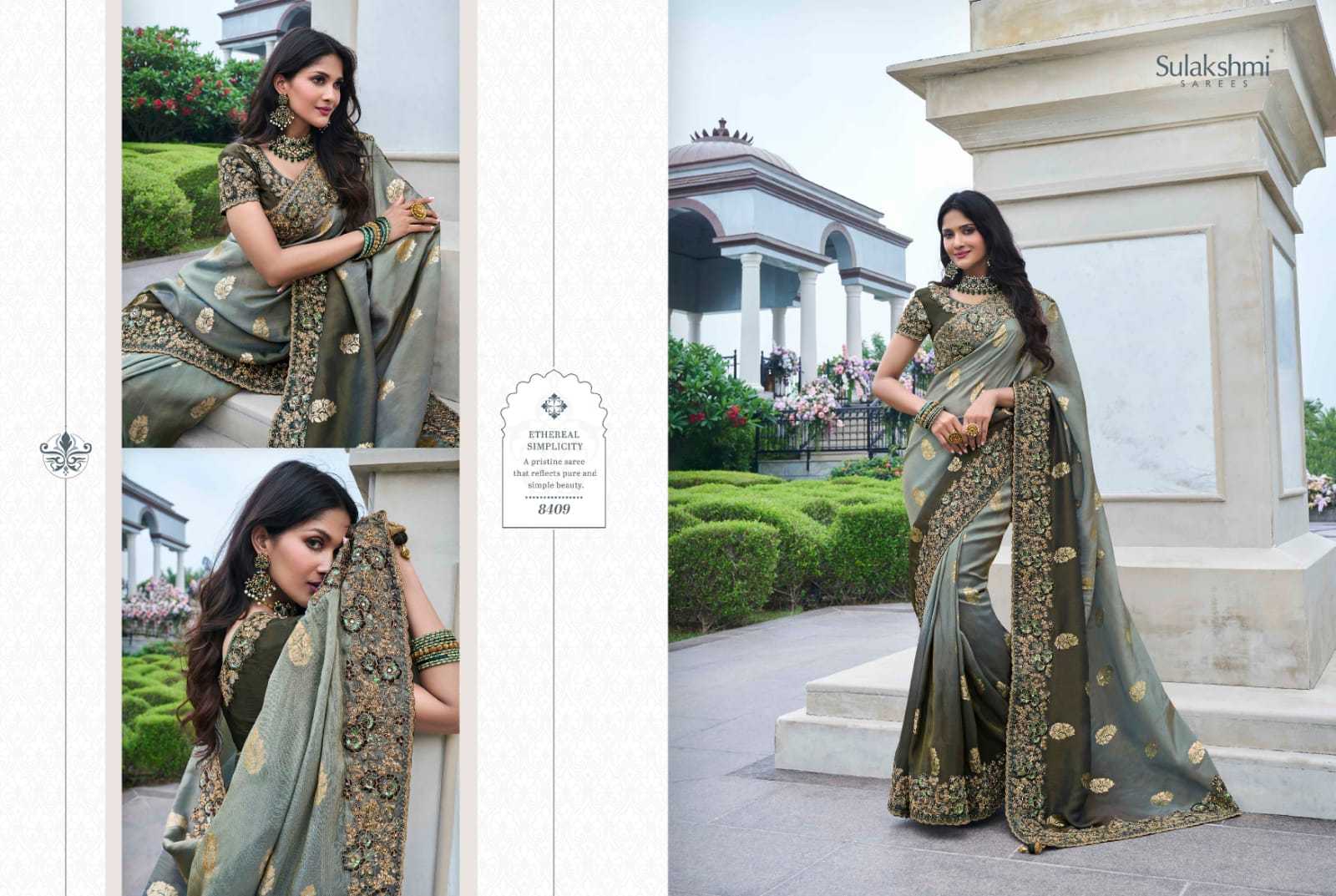 YNF TISSUE SILK SULAKHMI RIN195 The Wedding Saga 8409 CLOTHING BRANDS WHOLESALE SAREES MANUFACTURER