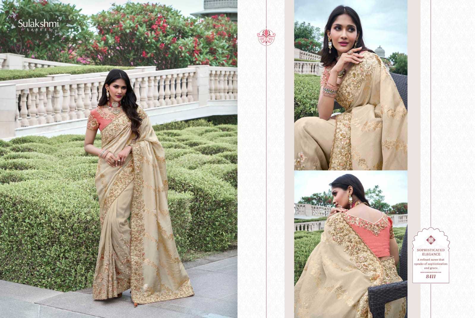 YNF TISSUE SILK SULAKHMI RIN195 The Wedding Saga 8411 CLOTHING BRANDS WHOLESALE SAREES MANUFACTURER