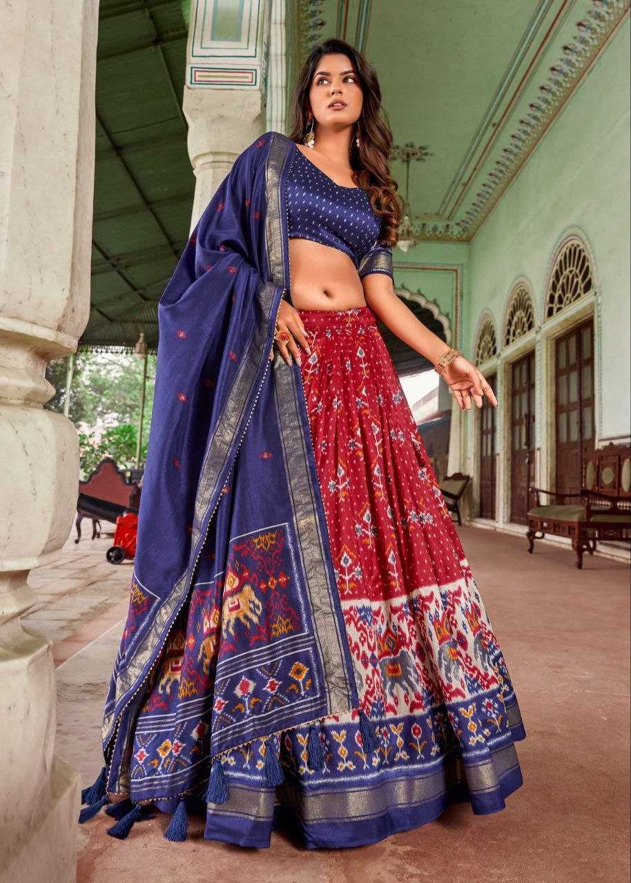 YNF TUSSAR SILK KESH187 SITARA LEHENGAS WHOLESALE WEDDING SILK LEHENGAS WITH DUPATTA AND BLOUSE MANUFACTURER