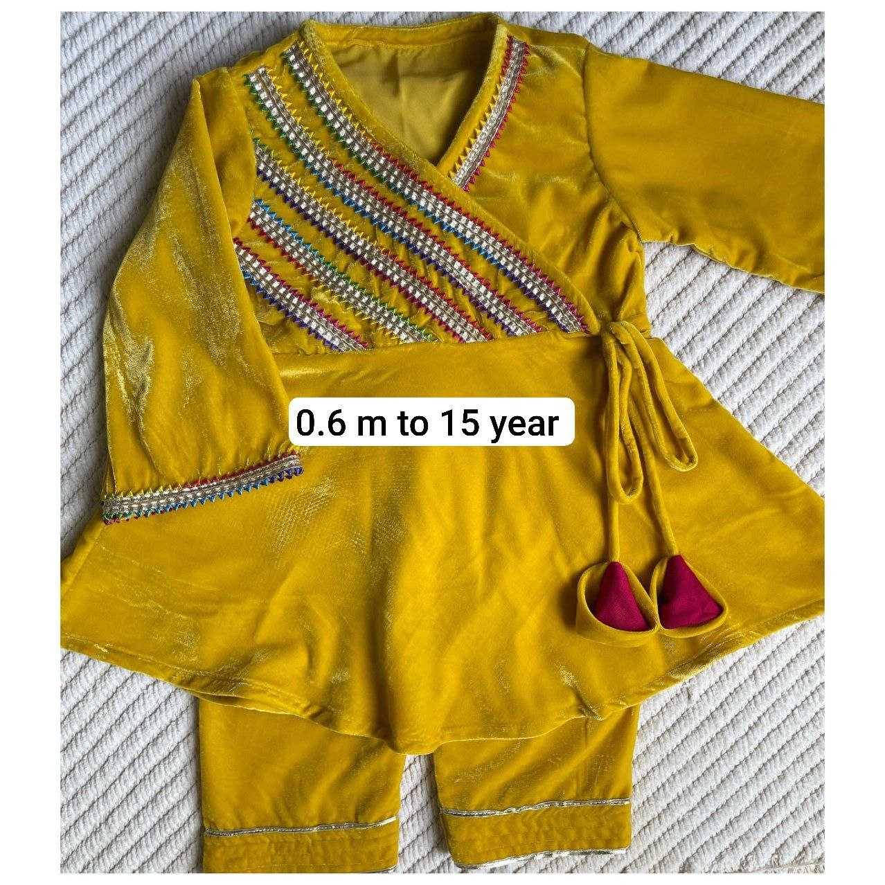 YNF VELVET RIN107 BAB54 KIDS WEAR WHOLESALE KIDS CO-ORD SET MANUFACTURER