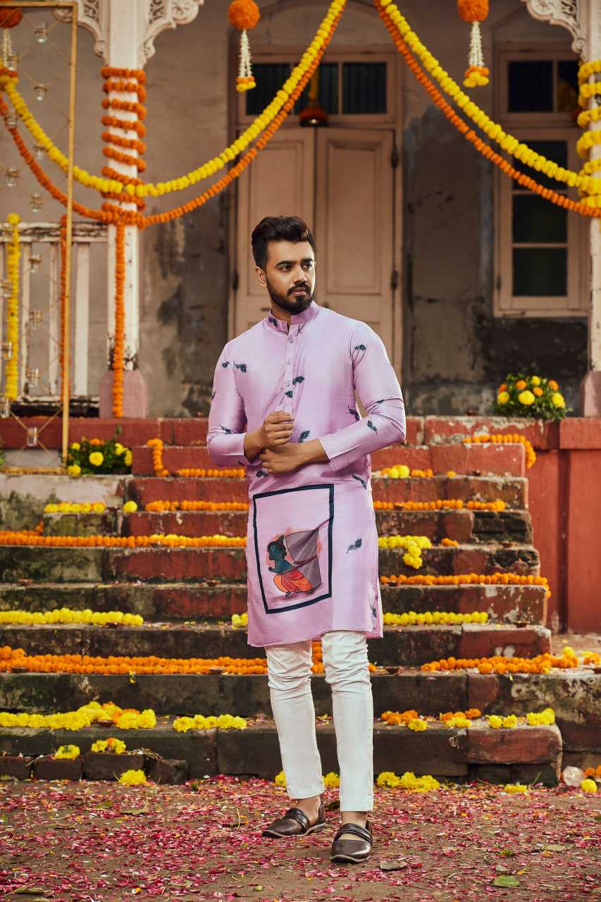 Ynf Art Silk KESH417 2135 Mens Wear Wholesale Mens Kurtas Mens Kurta Pyjama Men Wedding kurta Manufacturer