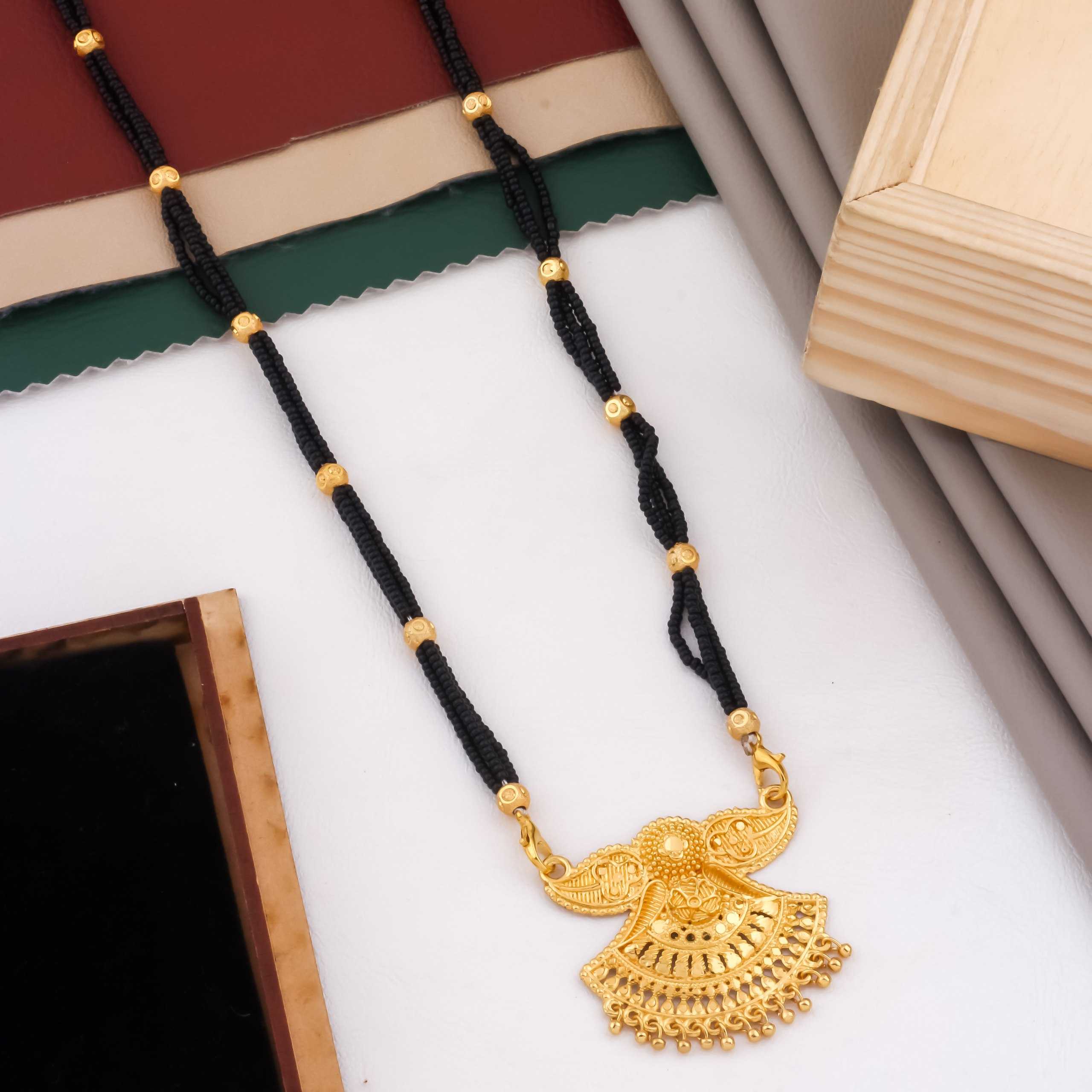 YNF BRASS KESH191 KAC356 WOMENS JEWELLERY WHOLESALE MANGALSUTRAS MANUFACTURER