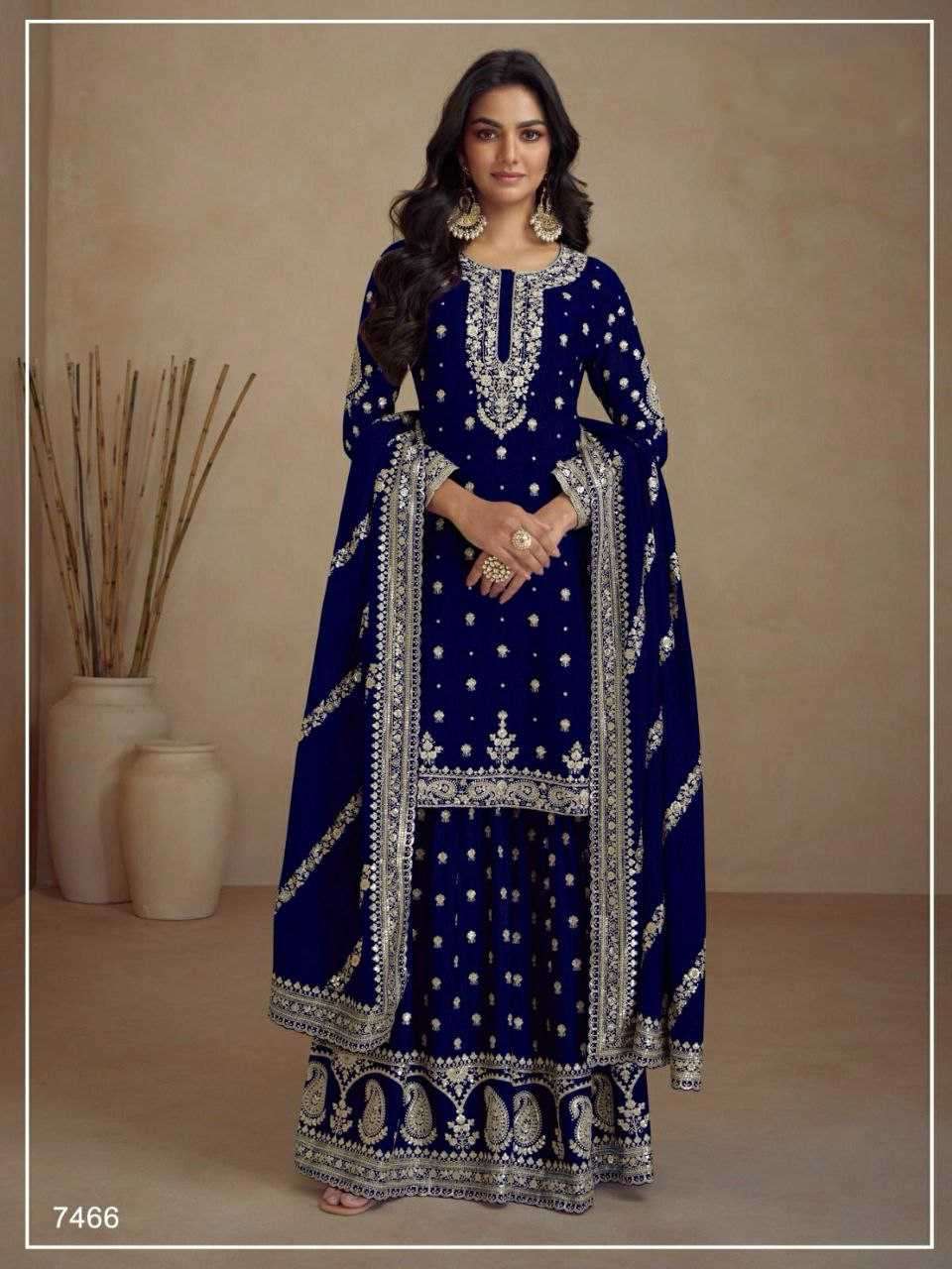 YNF CHINON SILK RIN131 7466 SUIT & DRESSES WHOLESALE EMBROIDERY SUIT & DRESSES MANUFACTURER