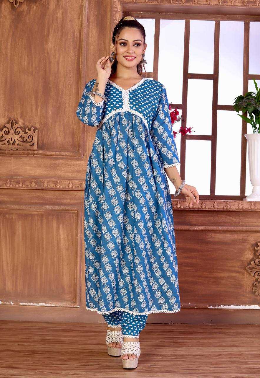 YNF COTTON CAMBIRC KESH399 4004 KURTI WHOLESALE COTTON PARTY WEAR PRINTED KURTI MANUFACTURER