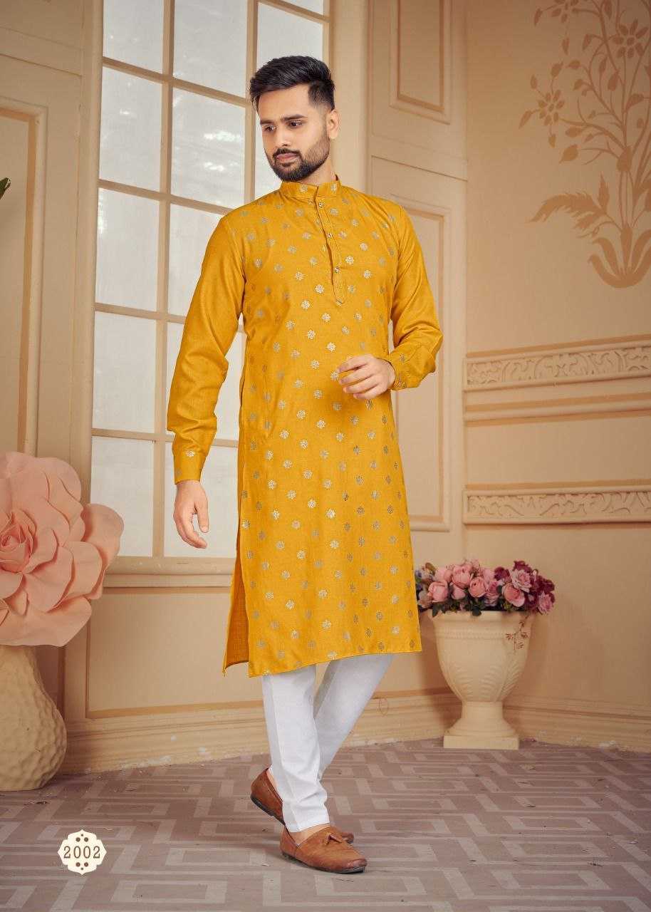 Ynf Cotton KESH246 DREAM MEN V-2 Mens Wear Wholesale Mens Kurtas Men Cotton Kurta Embroidered Kurta Pajama Manufacturer