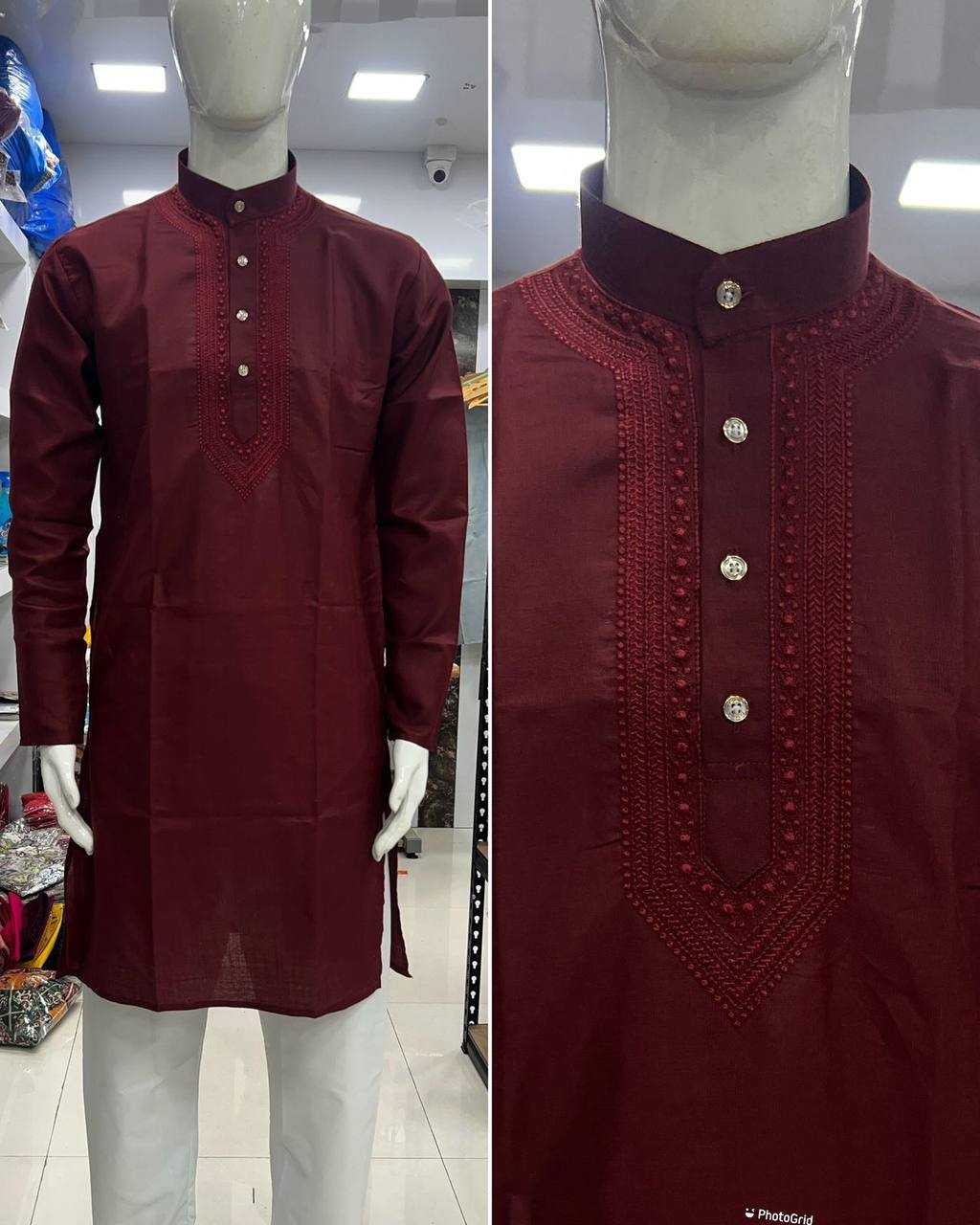 YNF COTTON RIN125 Royal Kurta MENS WEAR WHOLESALE KURTA EMBROIDERED MENS MANUFACTURER