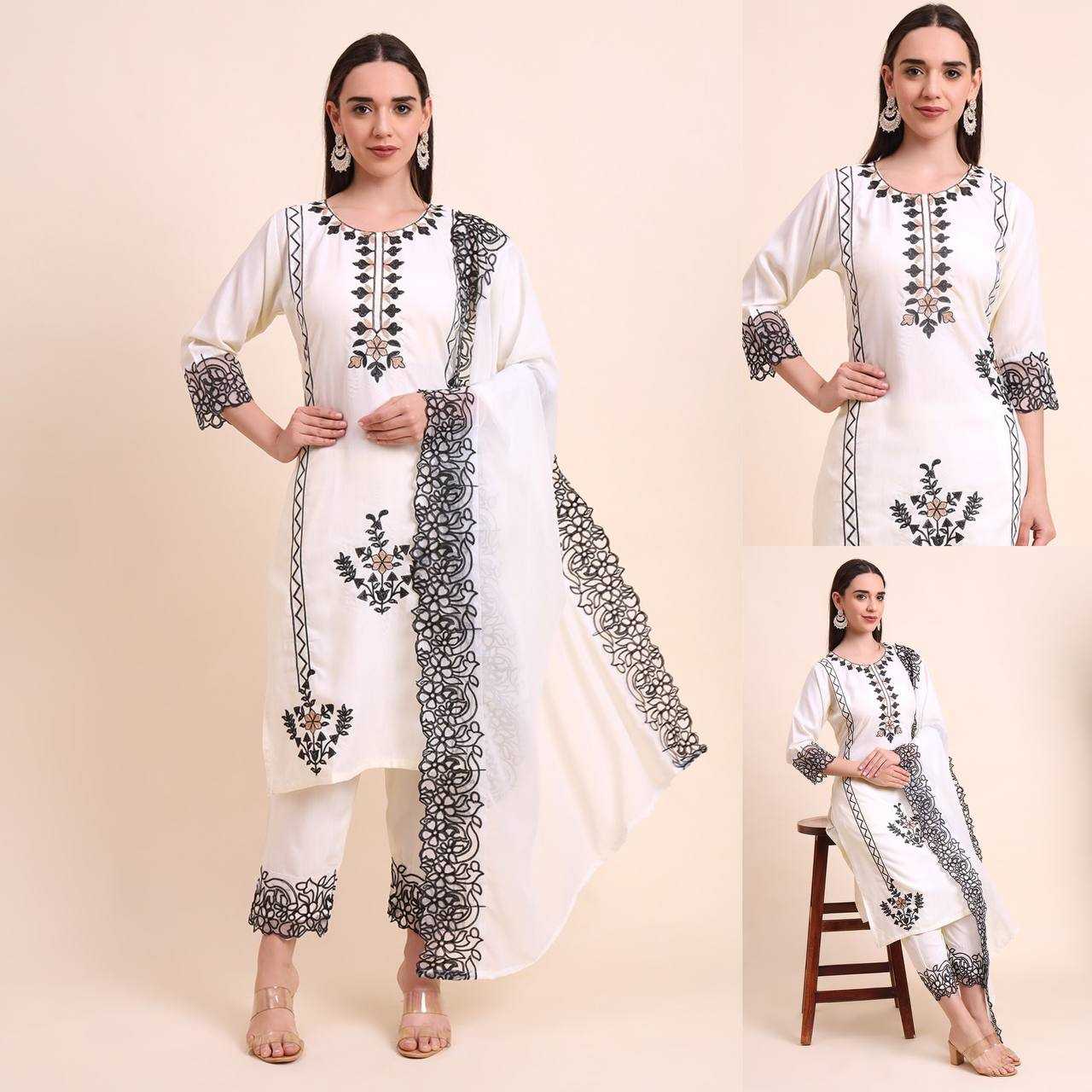 YNF COTTON RIN188 Kindle SUITS & DRESSES WHOLESALE COTTON EMBROIDERY EID COLLECTION MANUFACTURER