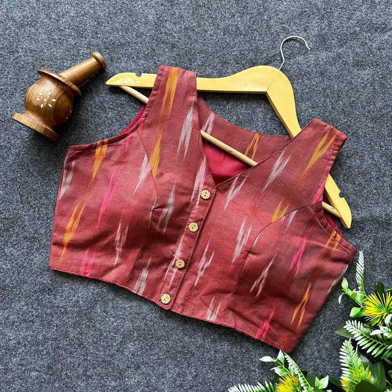 Ynf Cotton YNF COTTON KESH405 BEA01 BLOUSE WHOLESALE V NECK DESIGNER COTTON BLOUSE MANUFACTURERS Readymade Blouses Wholesale V-Neck Blouses Designer Blouse Cotton Blouse Manufacturer